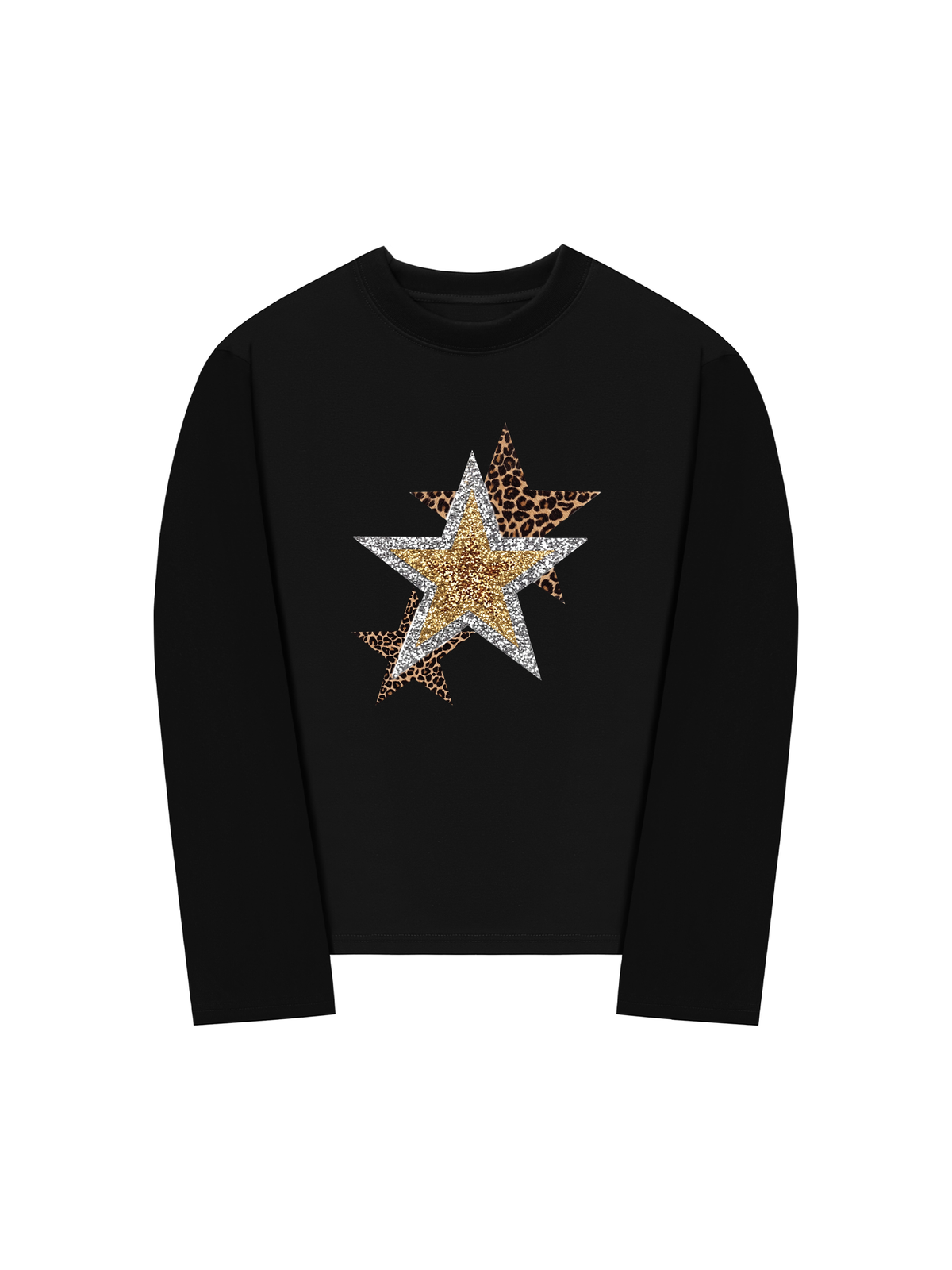 Áo Thun Dài Tay Urban Leopard Metallic Savage Stars