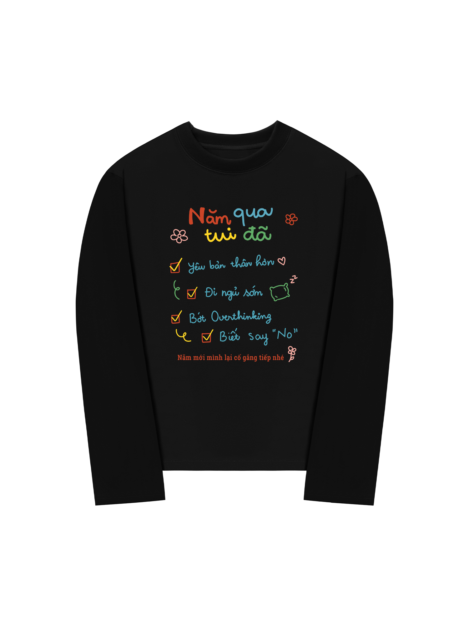 Áo Thun Dài Tay Năm Qua Tui Đã