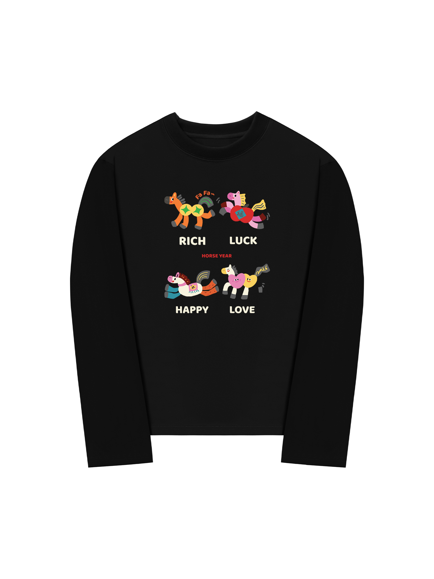 Áo Thun Dài Tay Horse Year