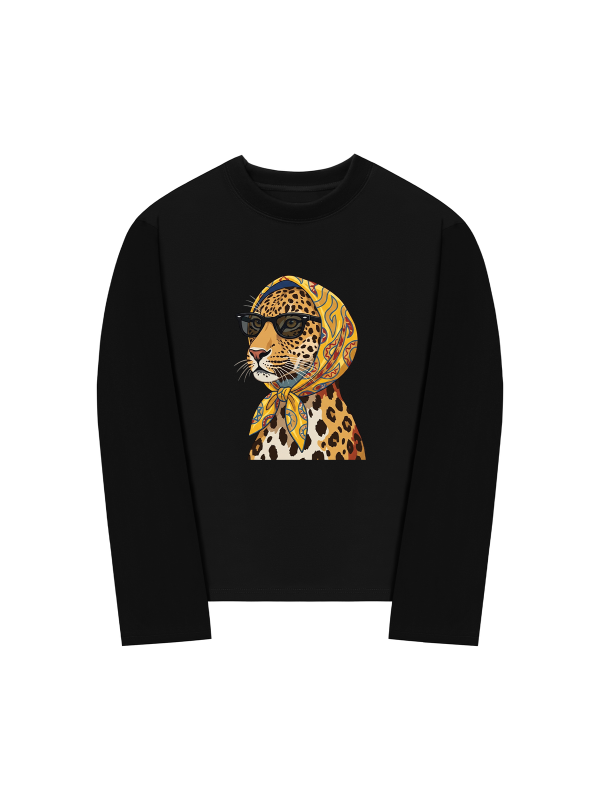 Áo Thun Dài Tay Urban Leopard Safari Chic