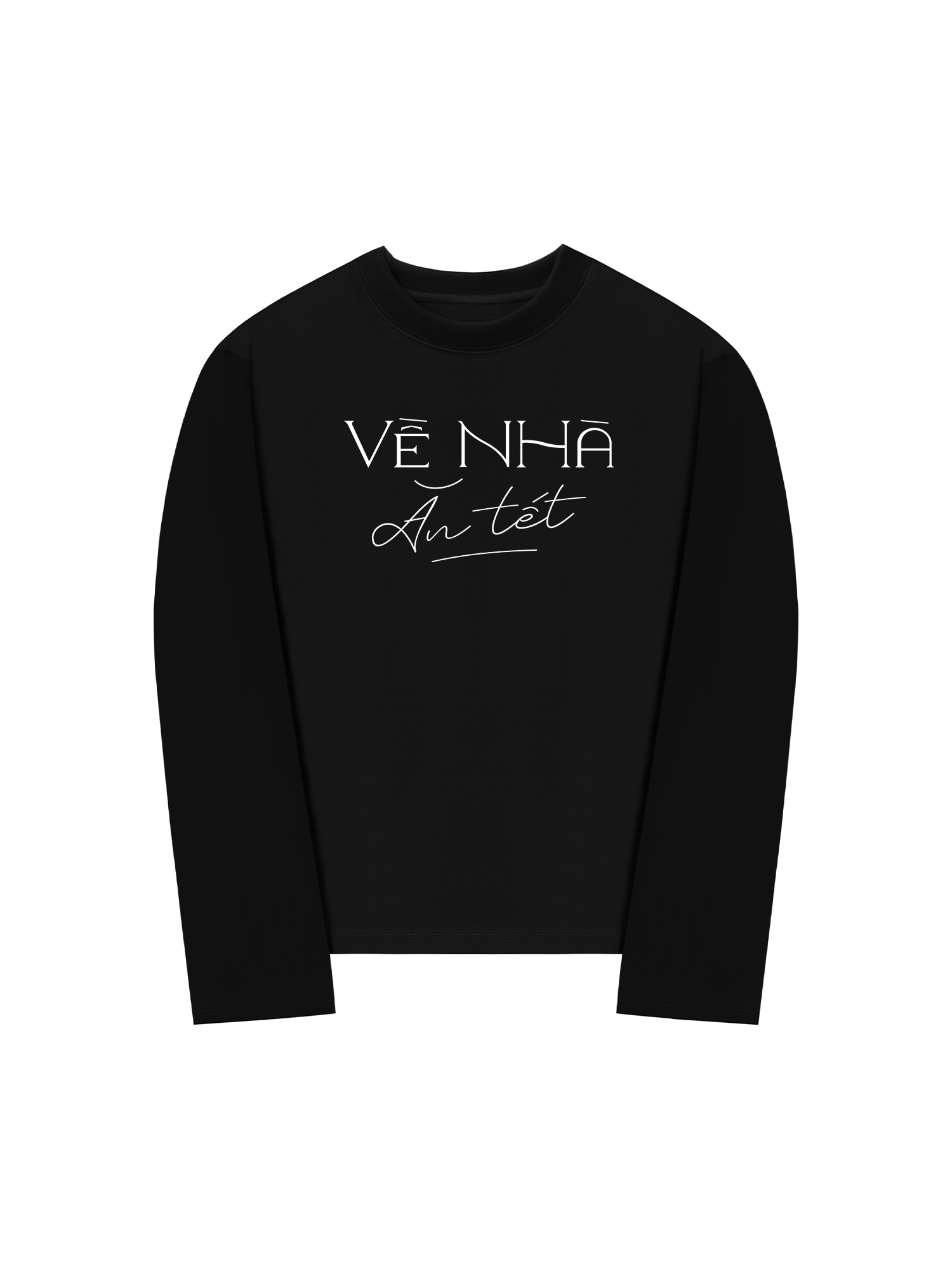 Áo Thun Dài Tay Về Nhà Ăn Tết