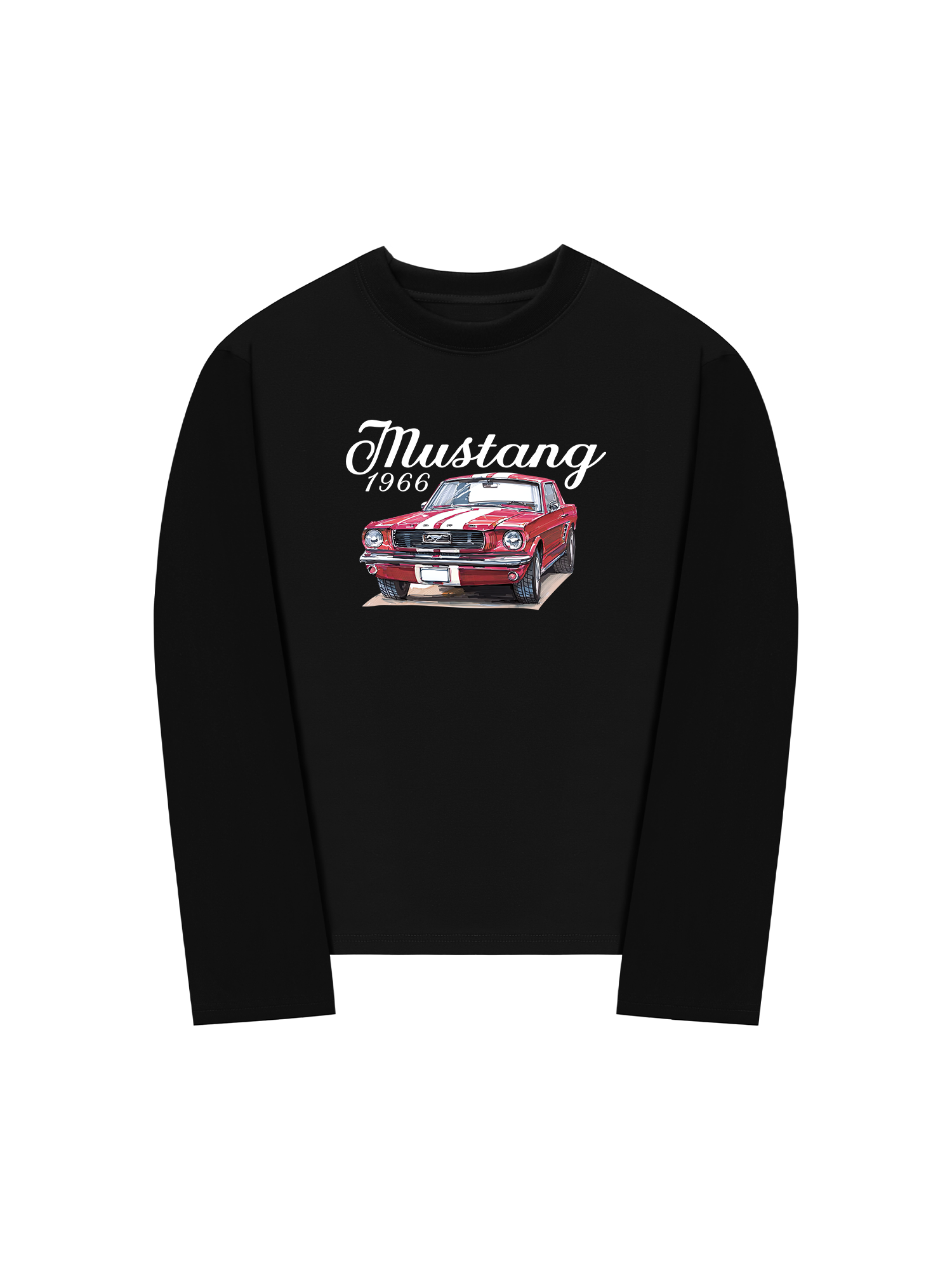 Áo Thun Dài Tay Ford Mustang 1966