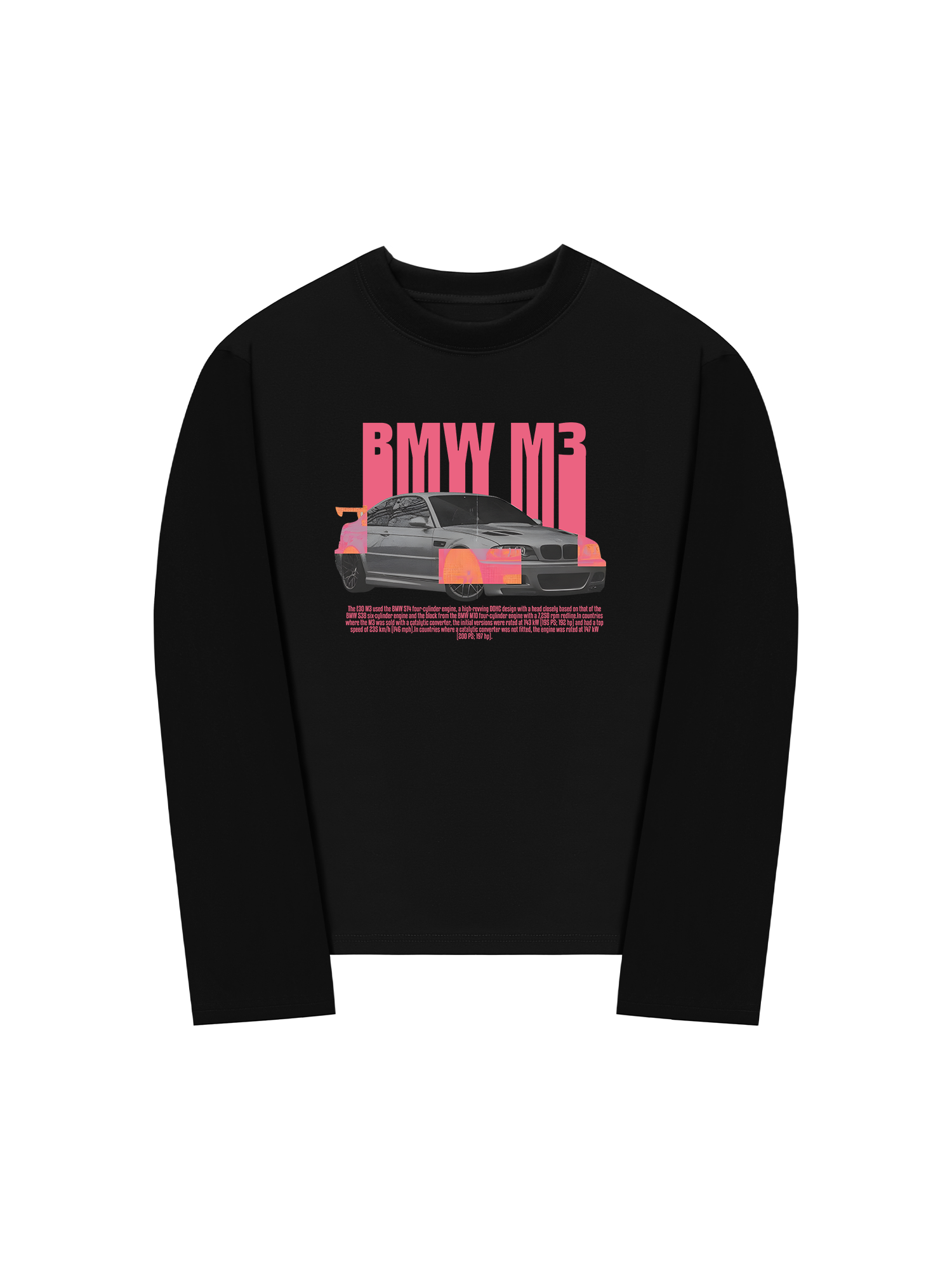 Áo Thun Dài Tay BMW Glitch M3