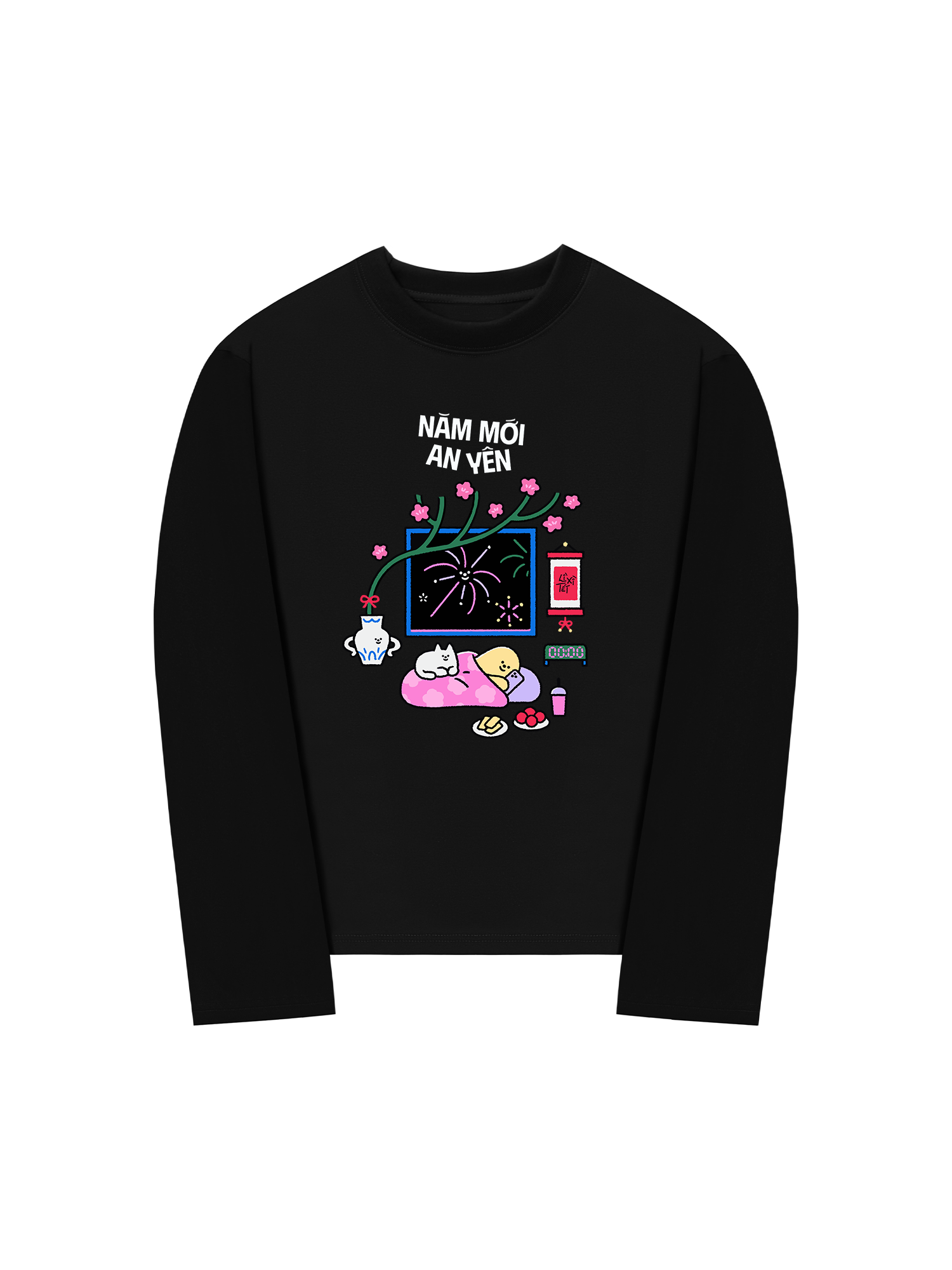 Áo Thun Dài Tay Năm Mới An Yên