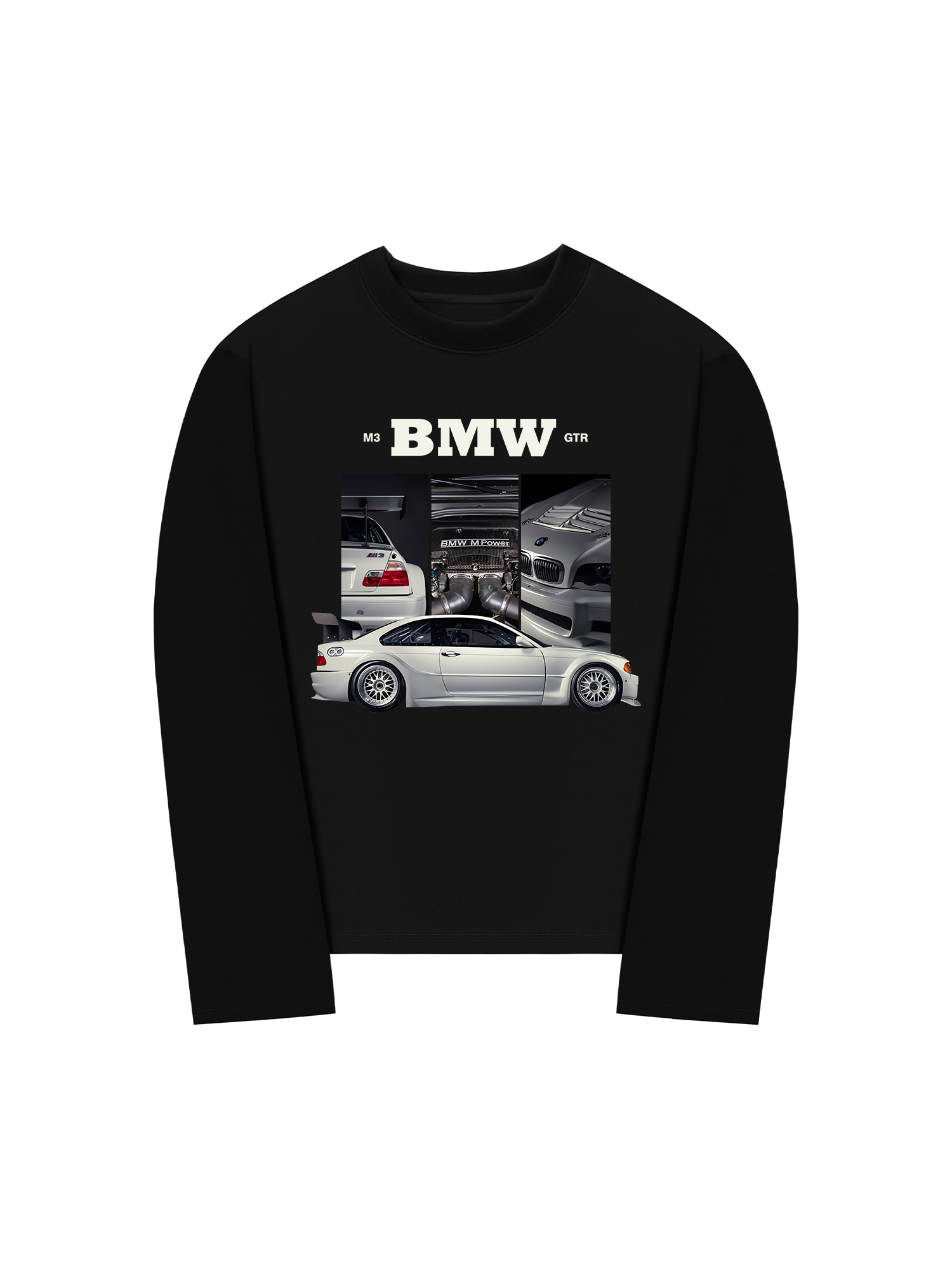 Áo Thun Dài Tay BMW M3 GTR Silver