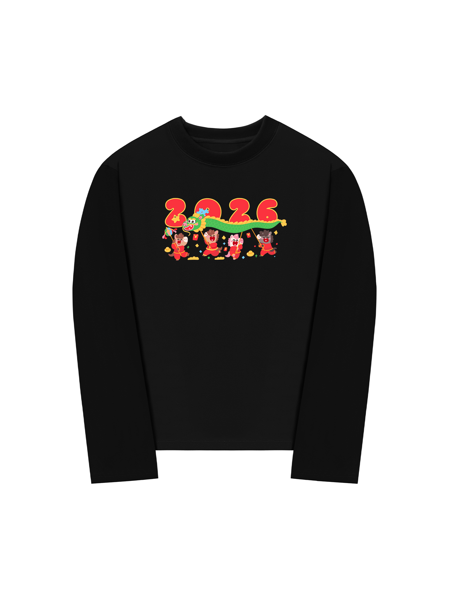 Áo Thun Dài Tay Ngũ Phúc Lâm Môn