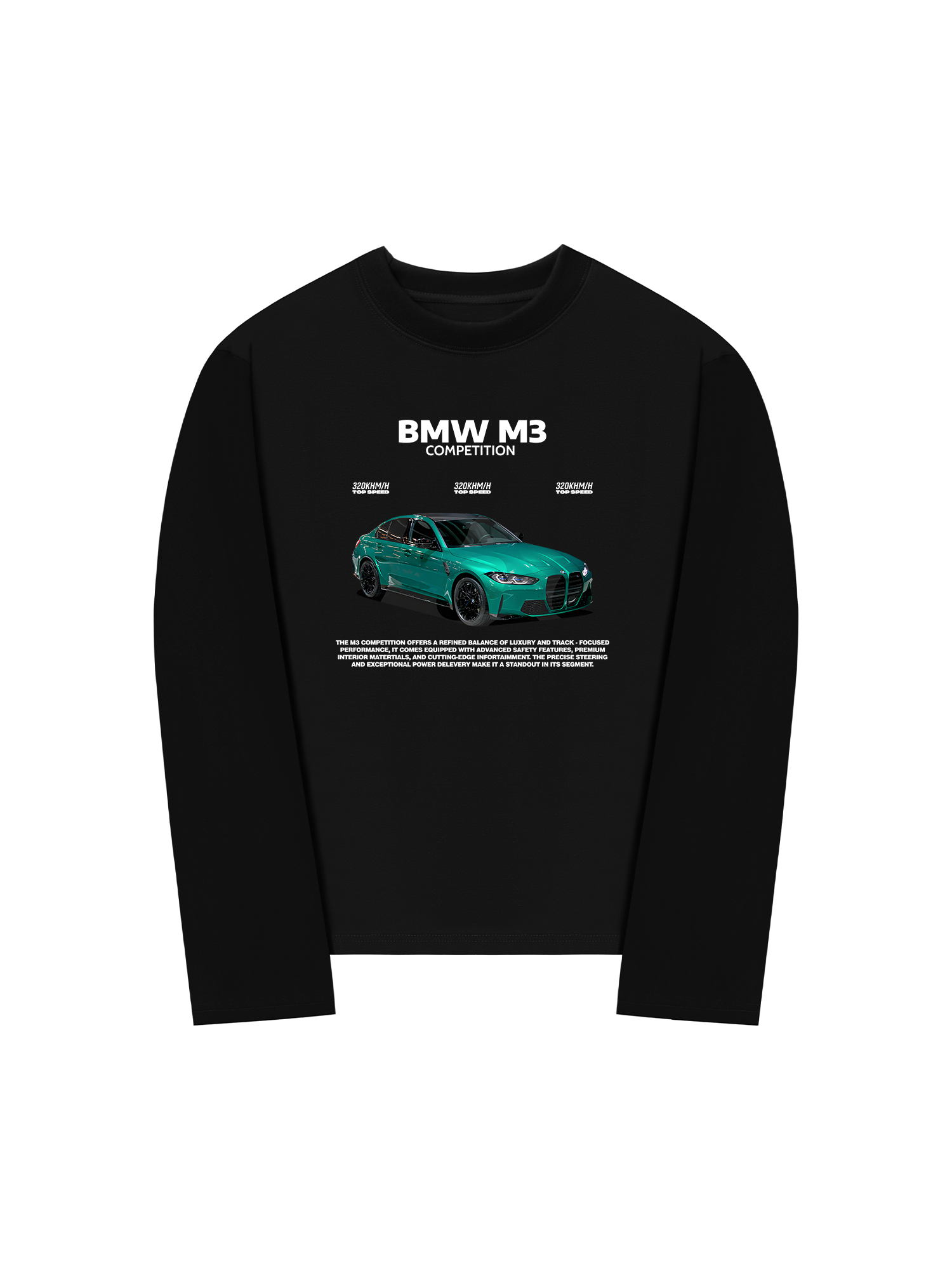 Áo Thun Dài Tay BMW M3 Competition