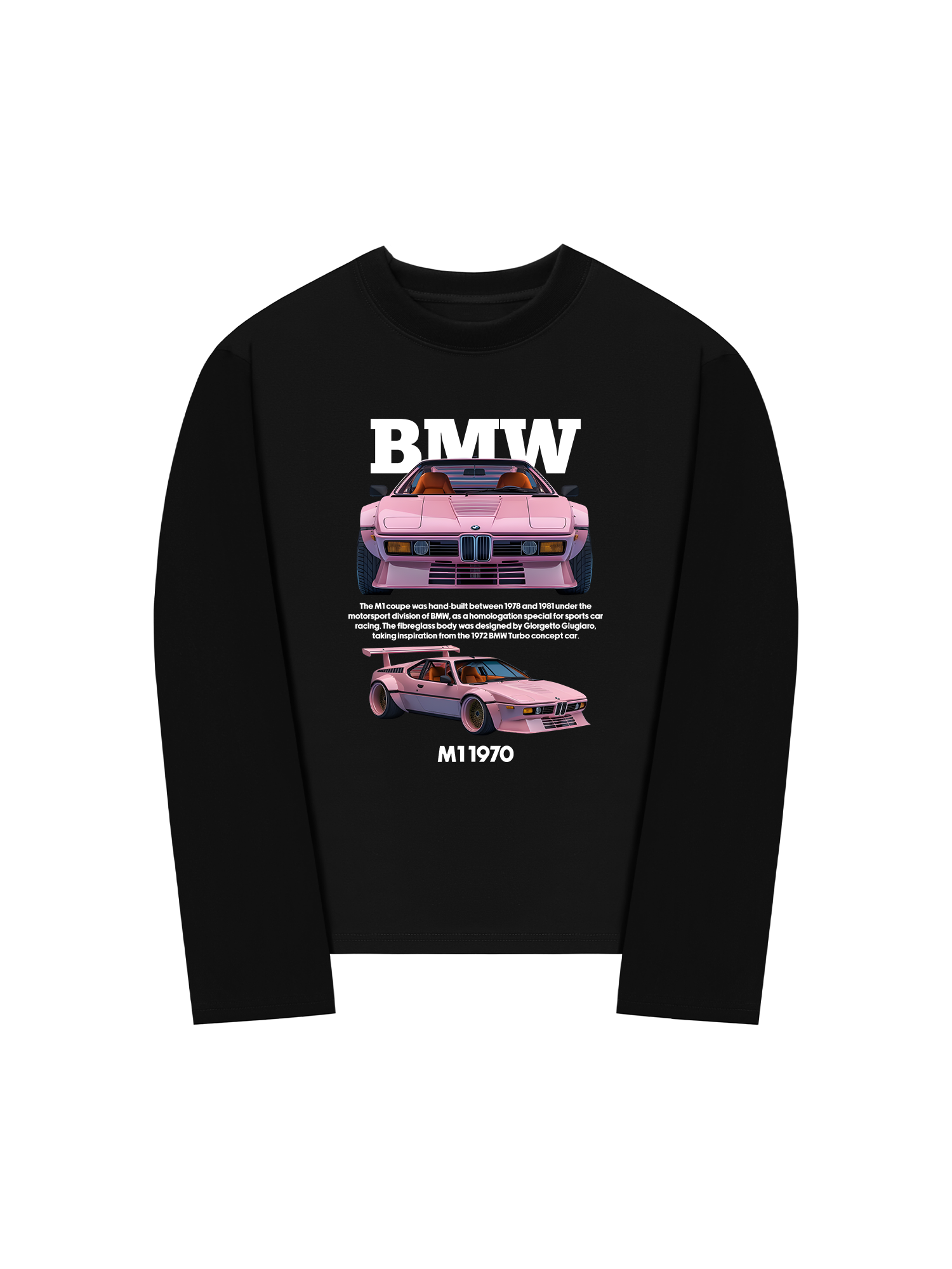 Áo Thun Dài Tay BMW M1 Pink