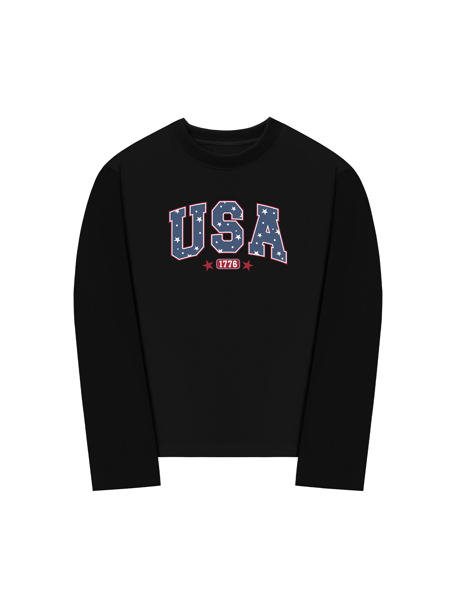 Áo Thun Dài Tay USA Retro Star