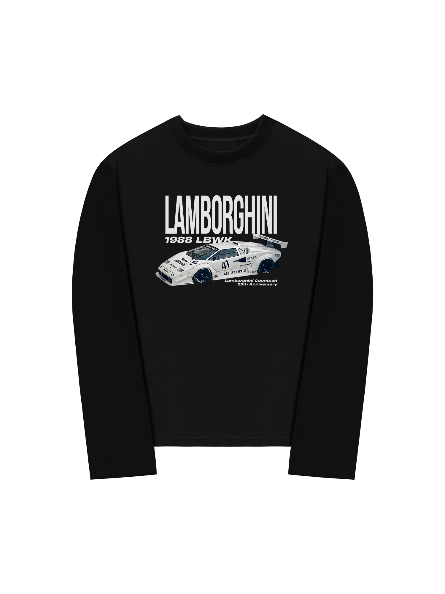 Áo Thun Dài Tay Lamborghini 25th Anniversary