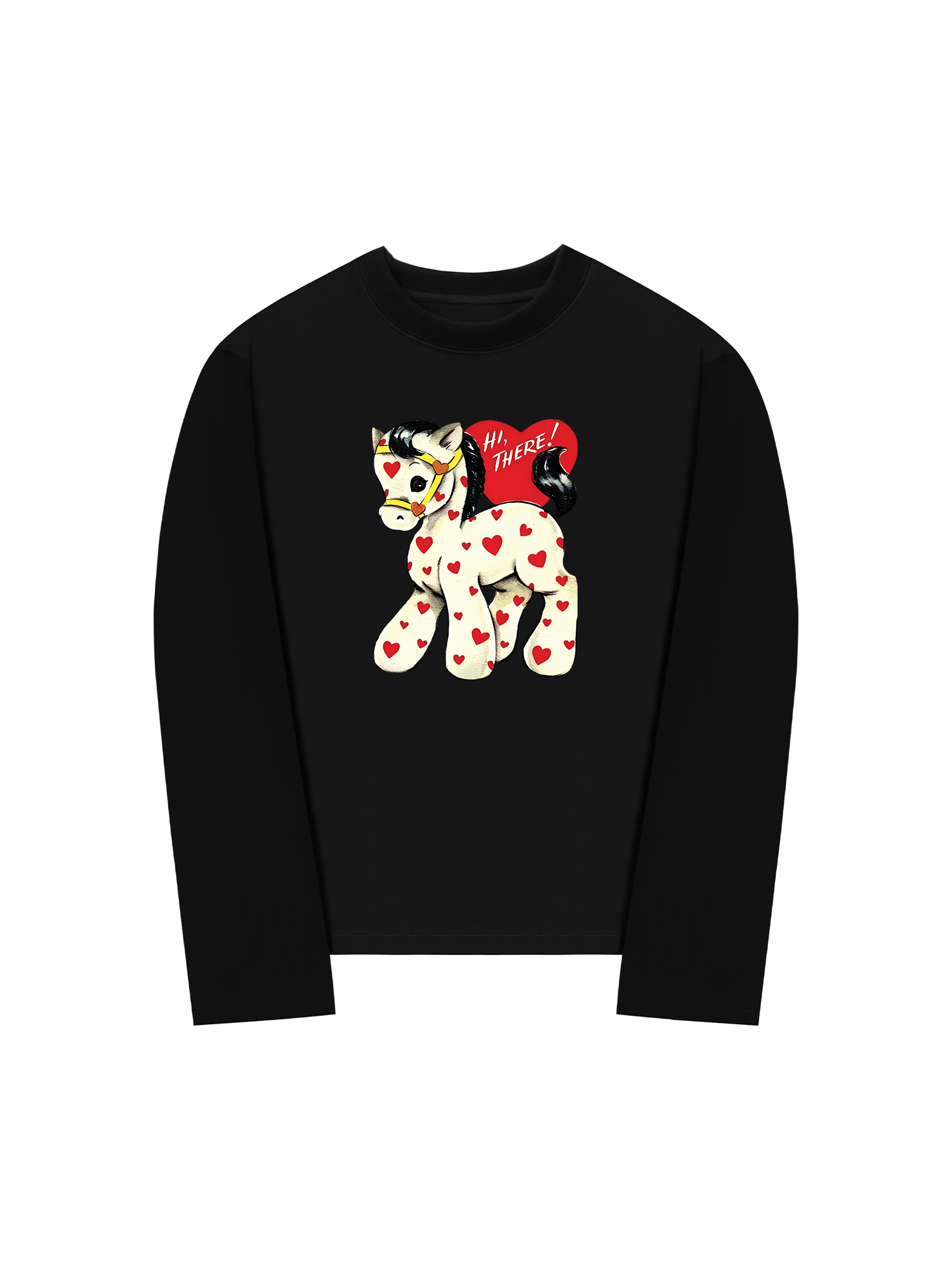 Áo Thun Dài Tay Heart Horse