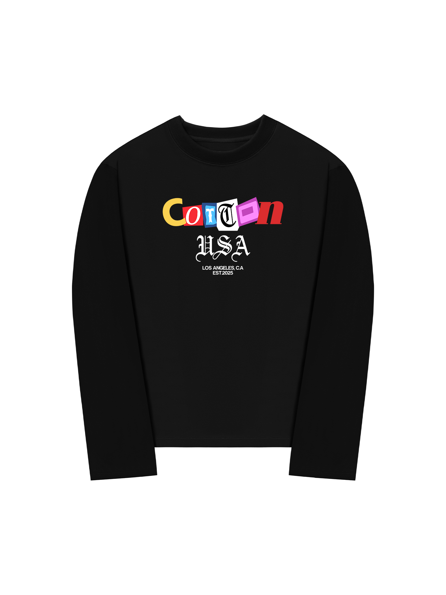 Áo Thun Dài Tay USA Paper Cut