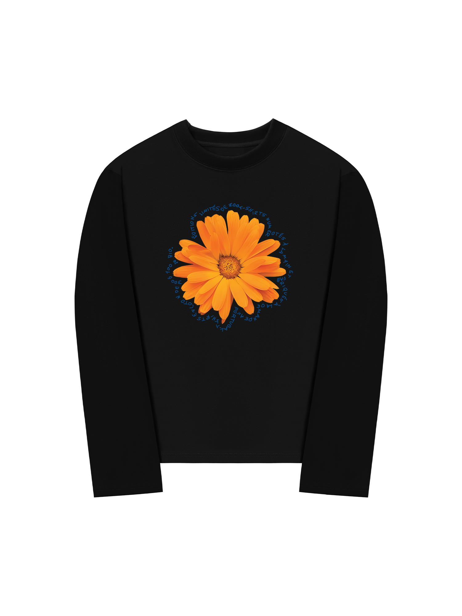 Áo Thun Dài Tay Floral Orange Flower