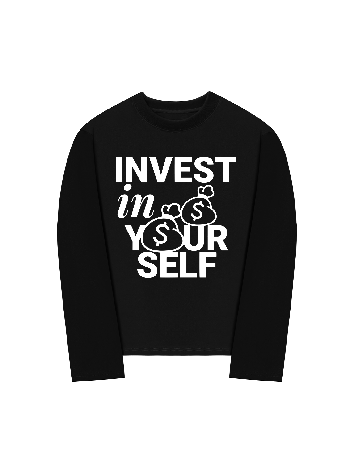 Áo Thun Dài Tay Money Invest In Yourself