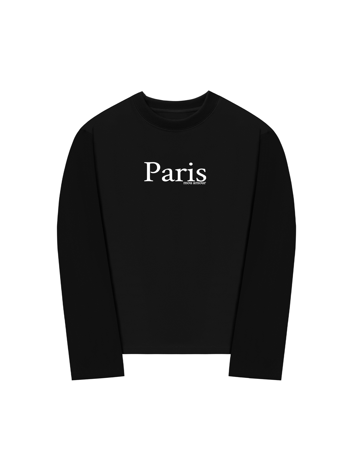 Áo Thun Dài Tay Paris Mou Amour