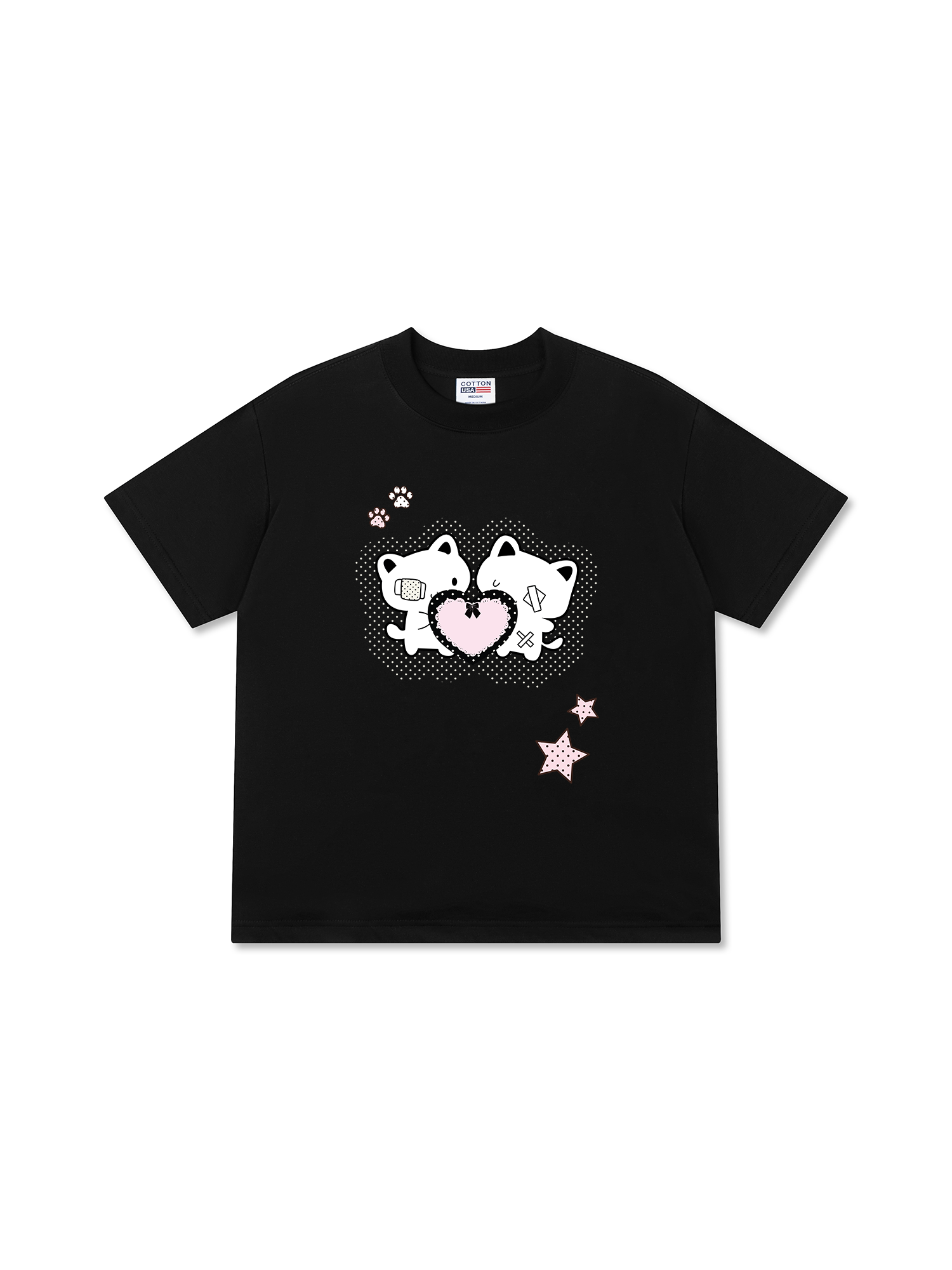 Áo Thun Relaxed Fit Dotty Mood Starlight Kitty Care PT0090PT