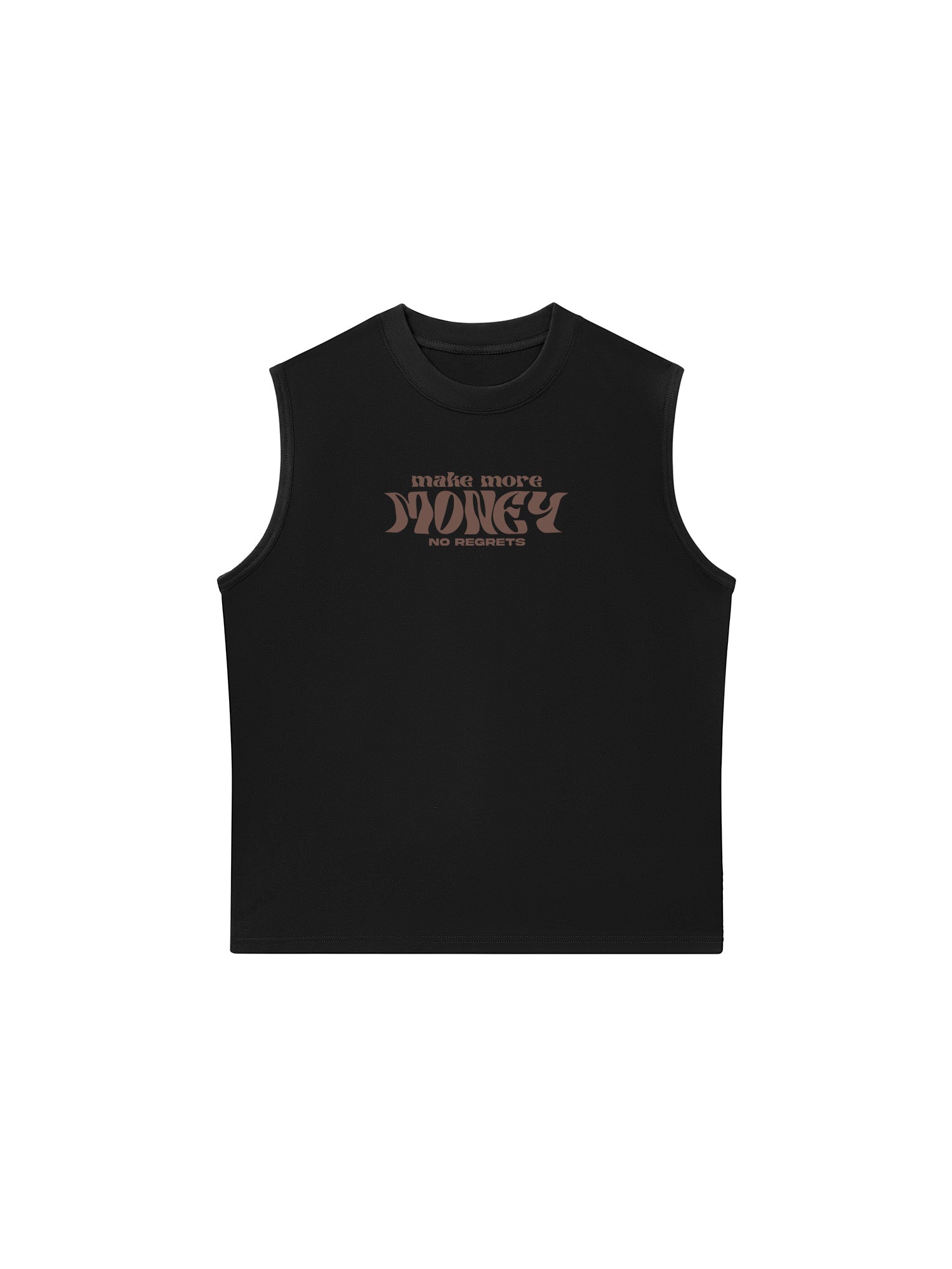 Áo Ba Lỗ Relaxed Fit Money Make More No Regrets