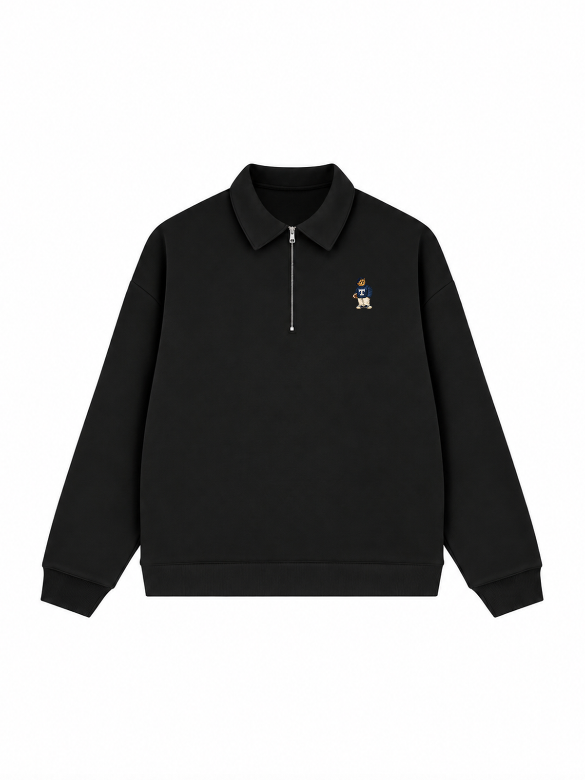 Áo Sweater Polo Nỉ Hai Da  Bear Two