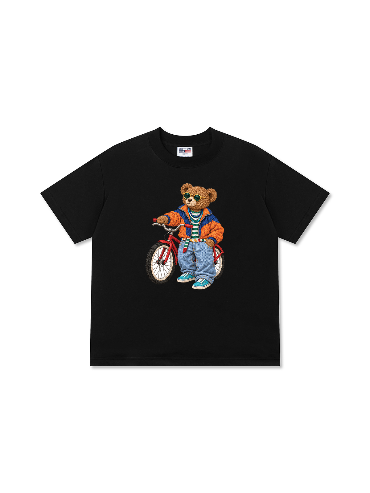 Áo Thun Relaxed Fit Bear Cycling