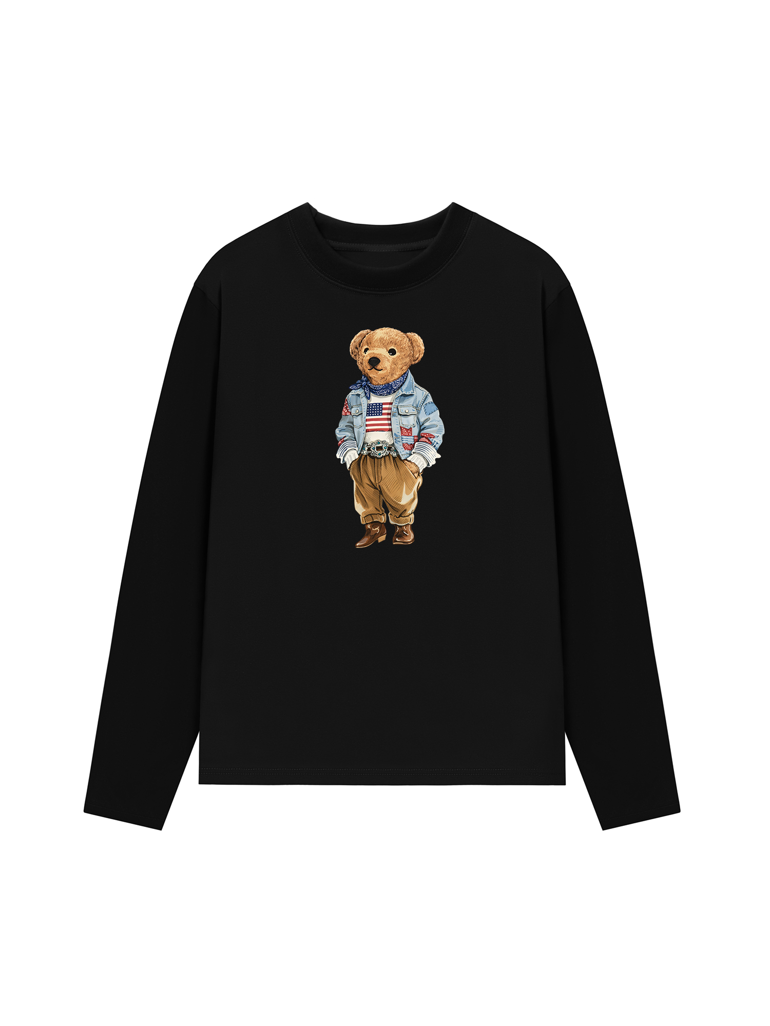 Áo Thun Dài Tay Cowboy Bear