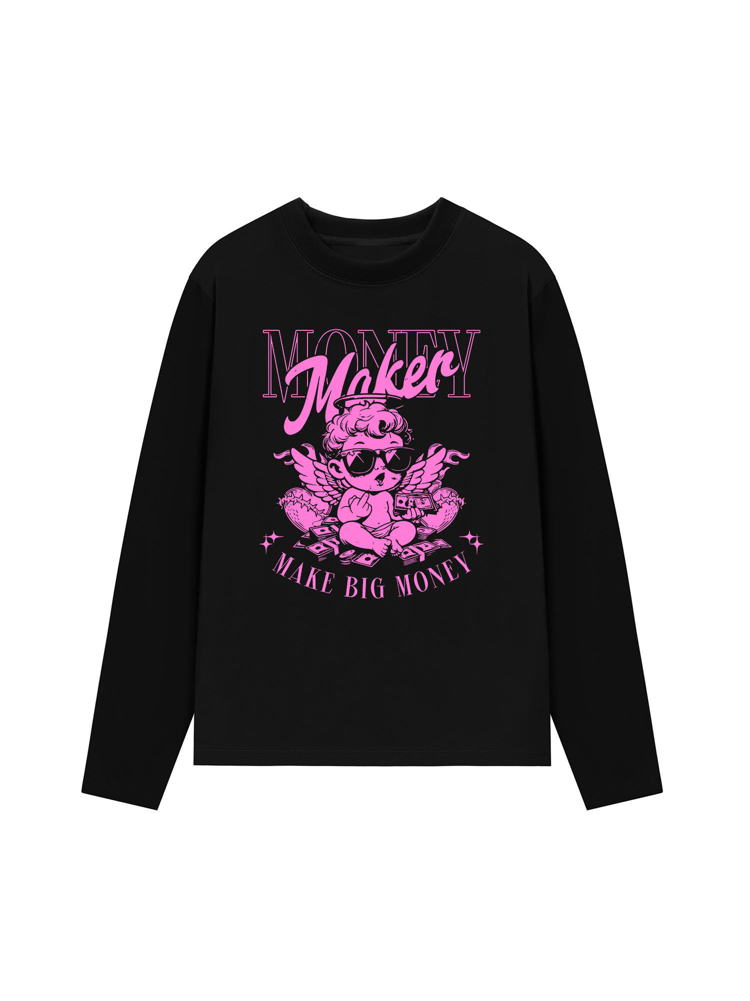 Áo Thun Dài Tay Money Maker Make Big