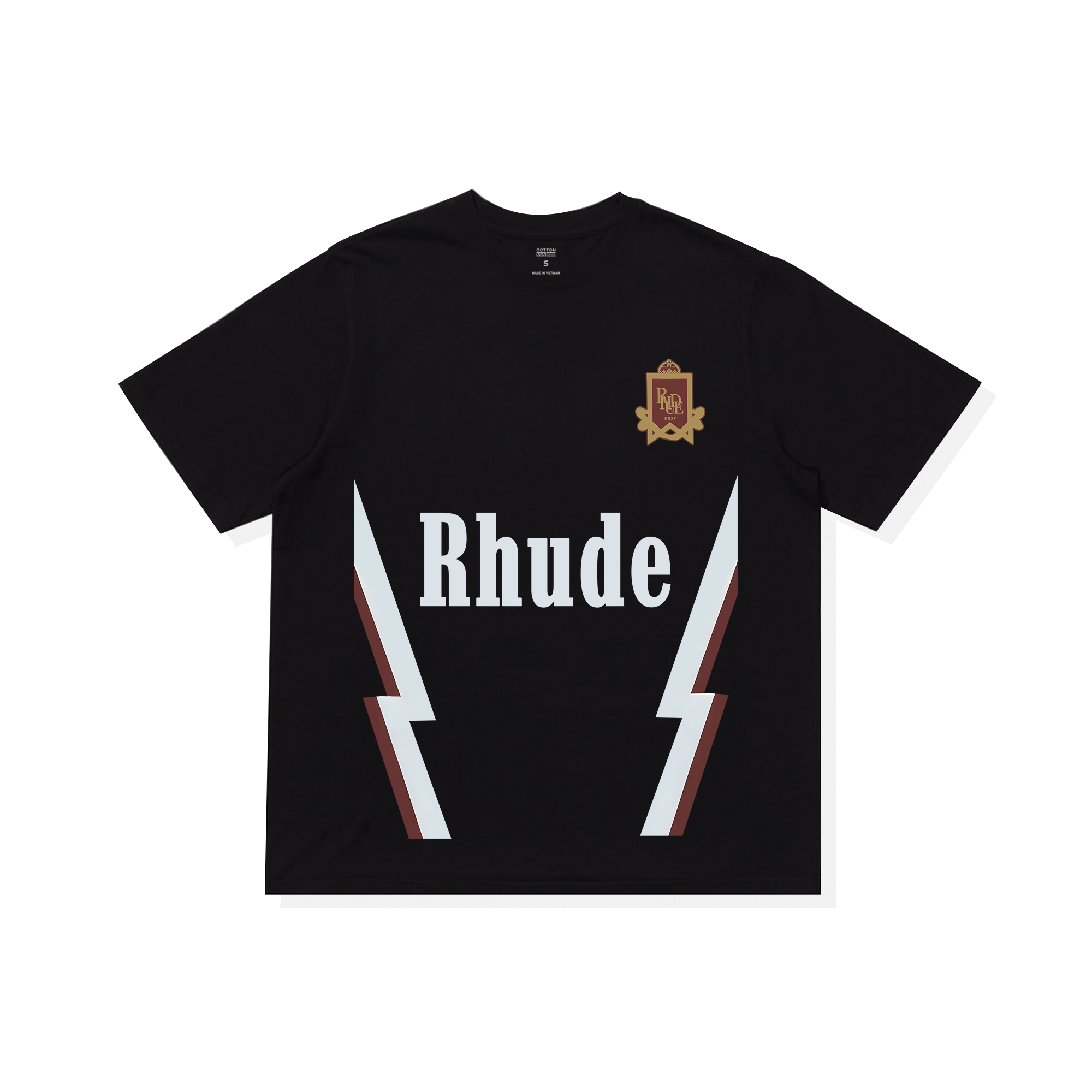 Áo Thun Oversize RHUDE LIGHTNING CREW