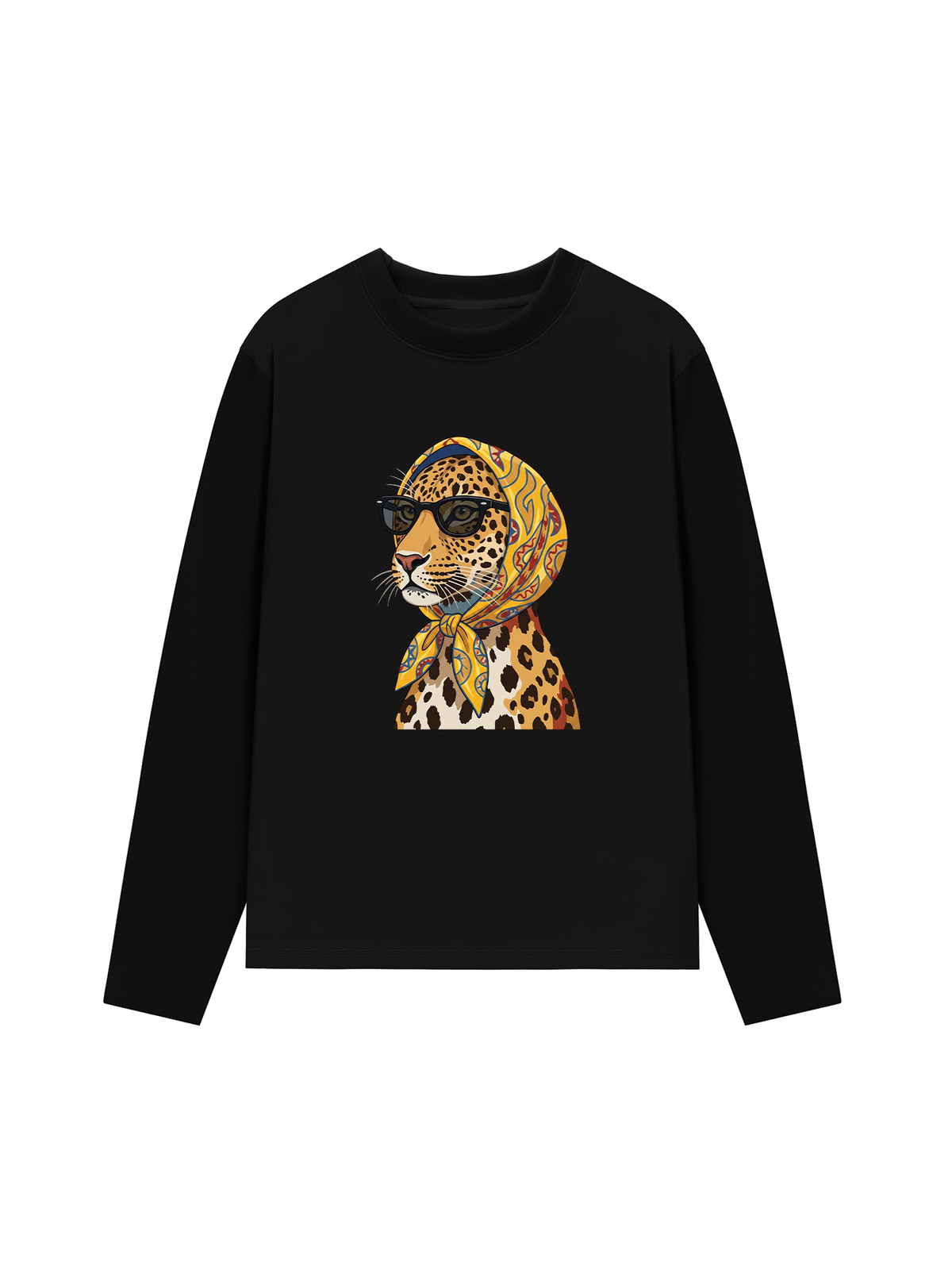 Áo Thun Dài Tay Urban Leopard Safari Chic