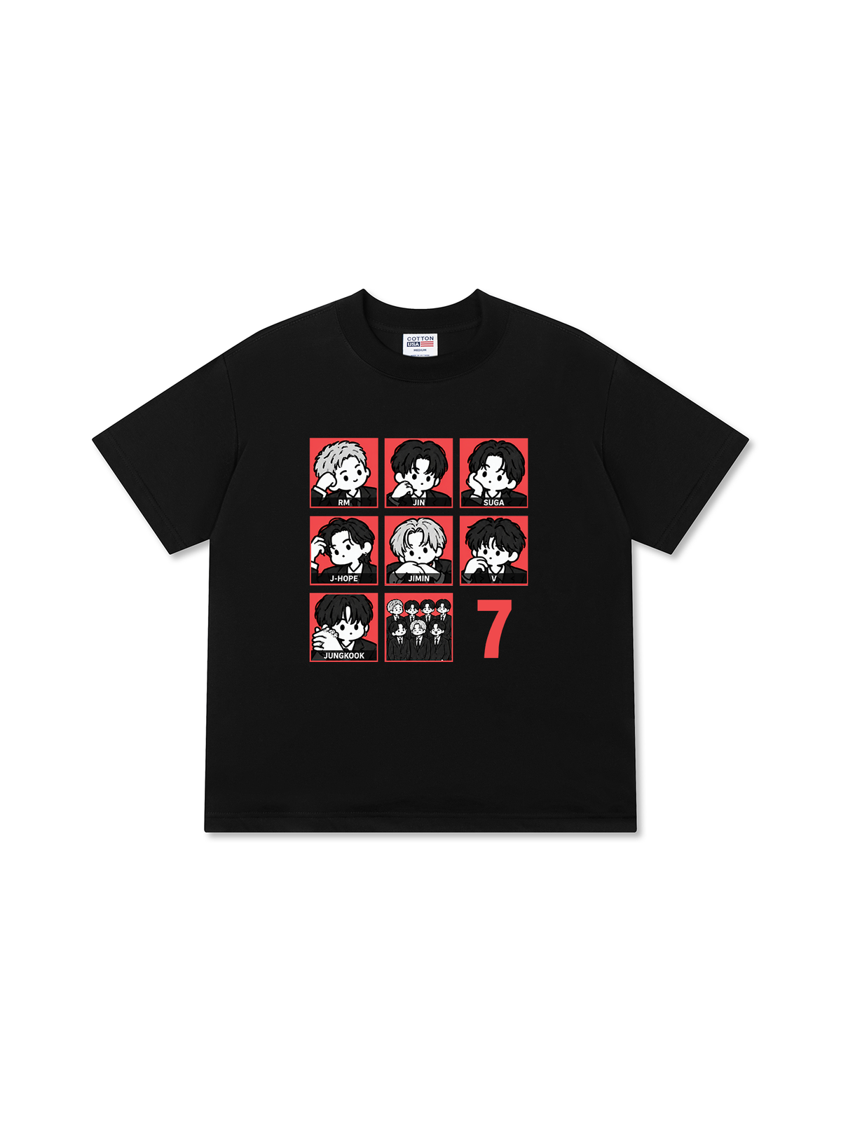 Áo Thun Relaxed Fit Bangtan Boys