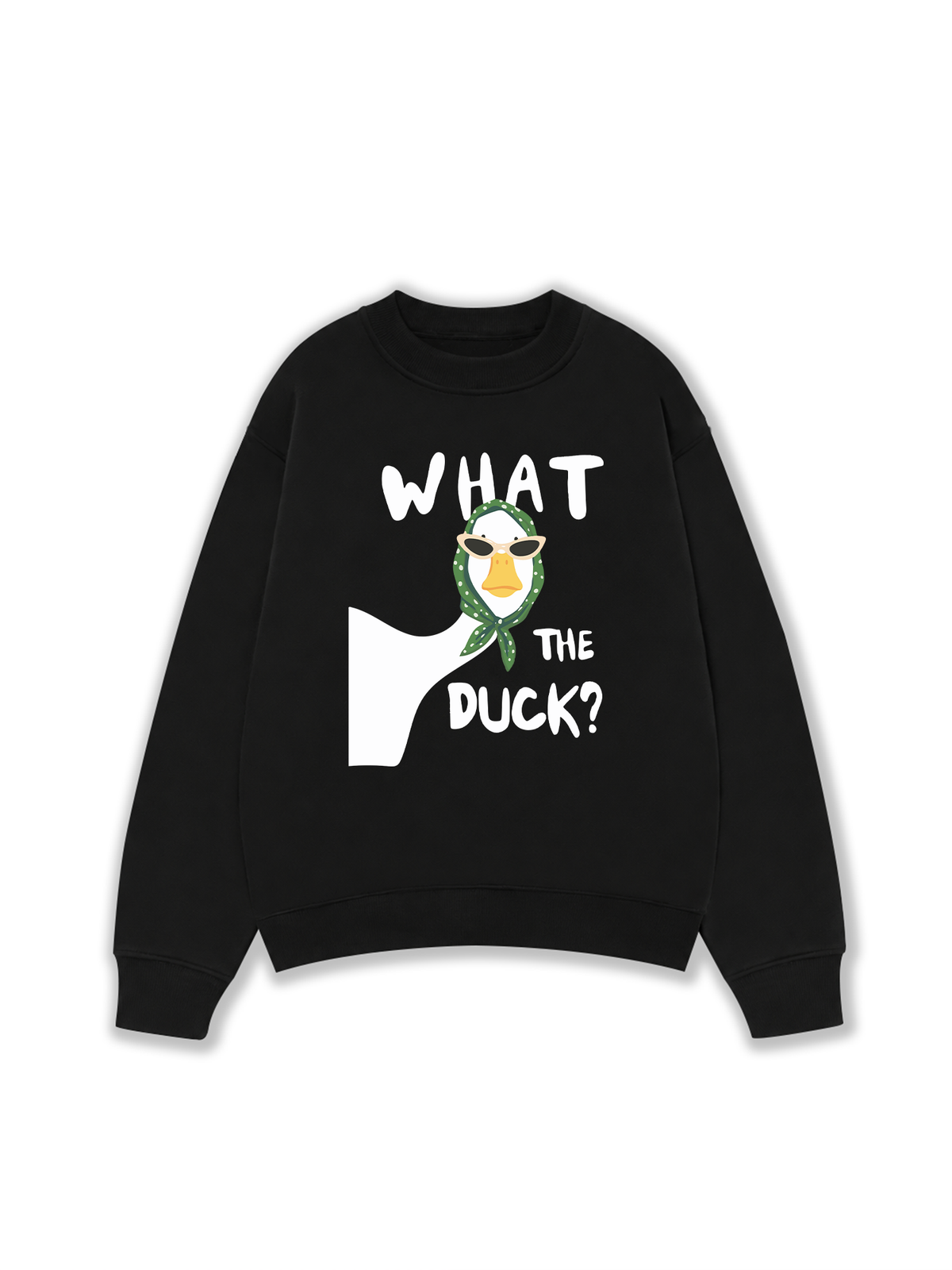 Áo Sweater Nỉ Hai Da Farm What The Duck