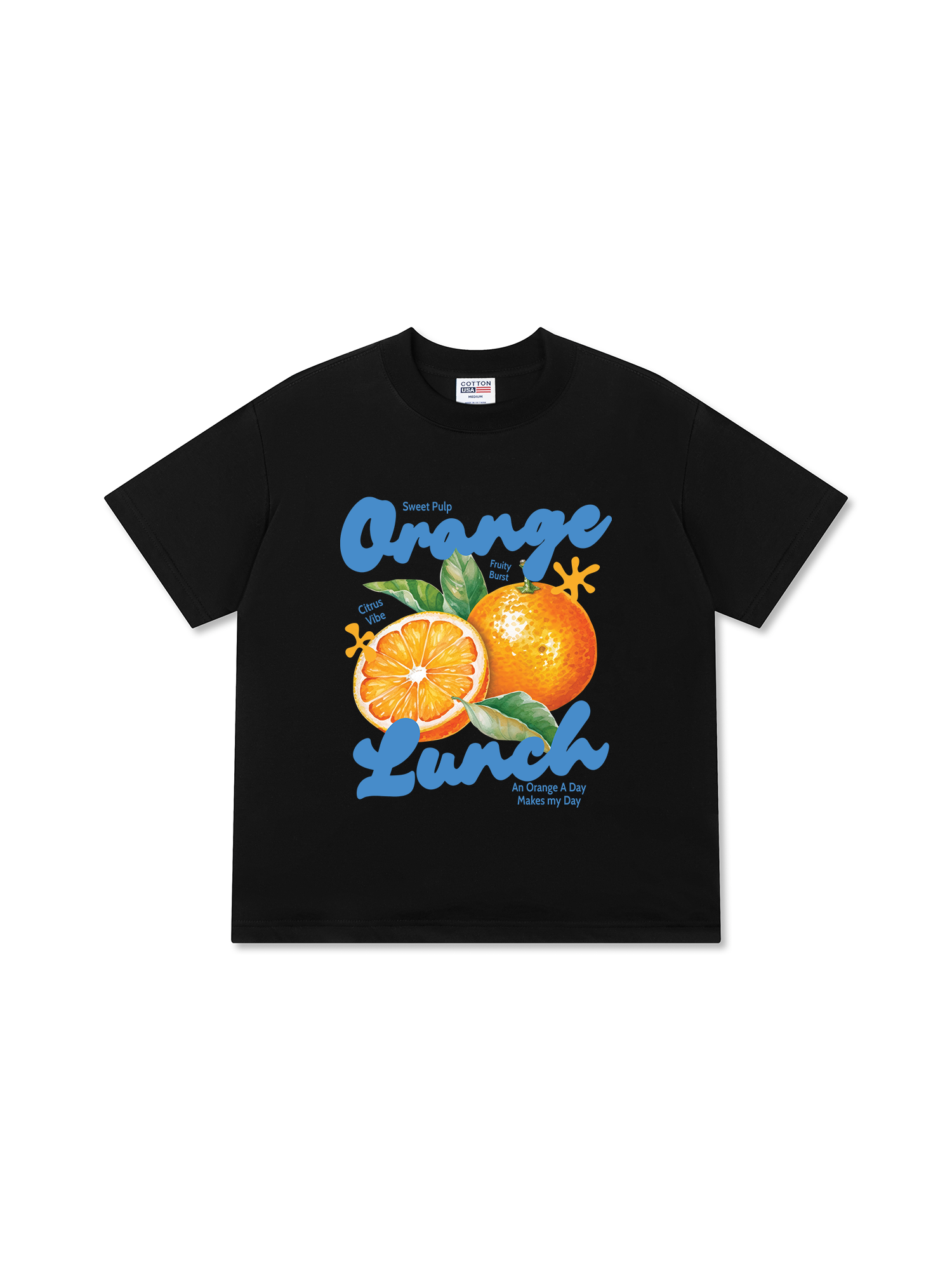 Áo Thun Relaxed Fit Orange Lunch