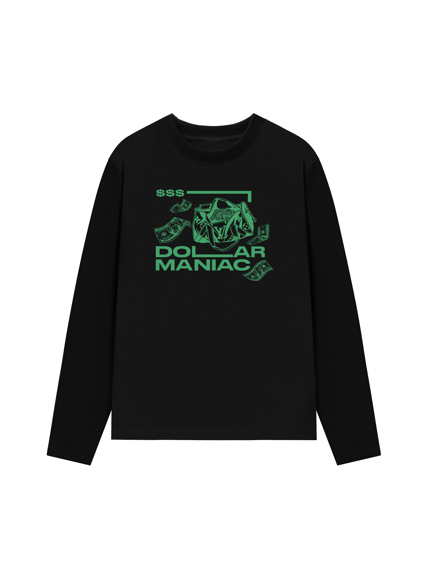 Áo Thun Dài Tay Money Dolar Maniac