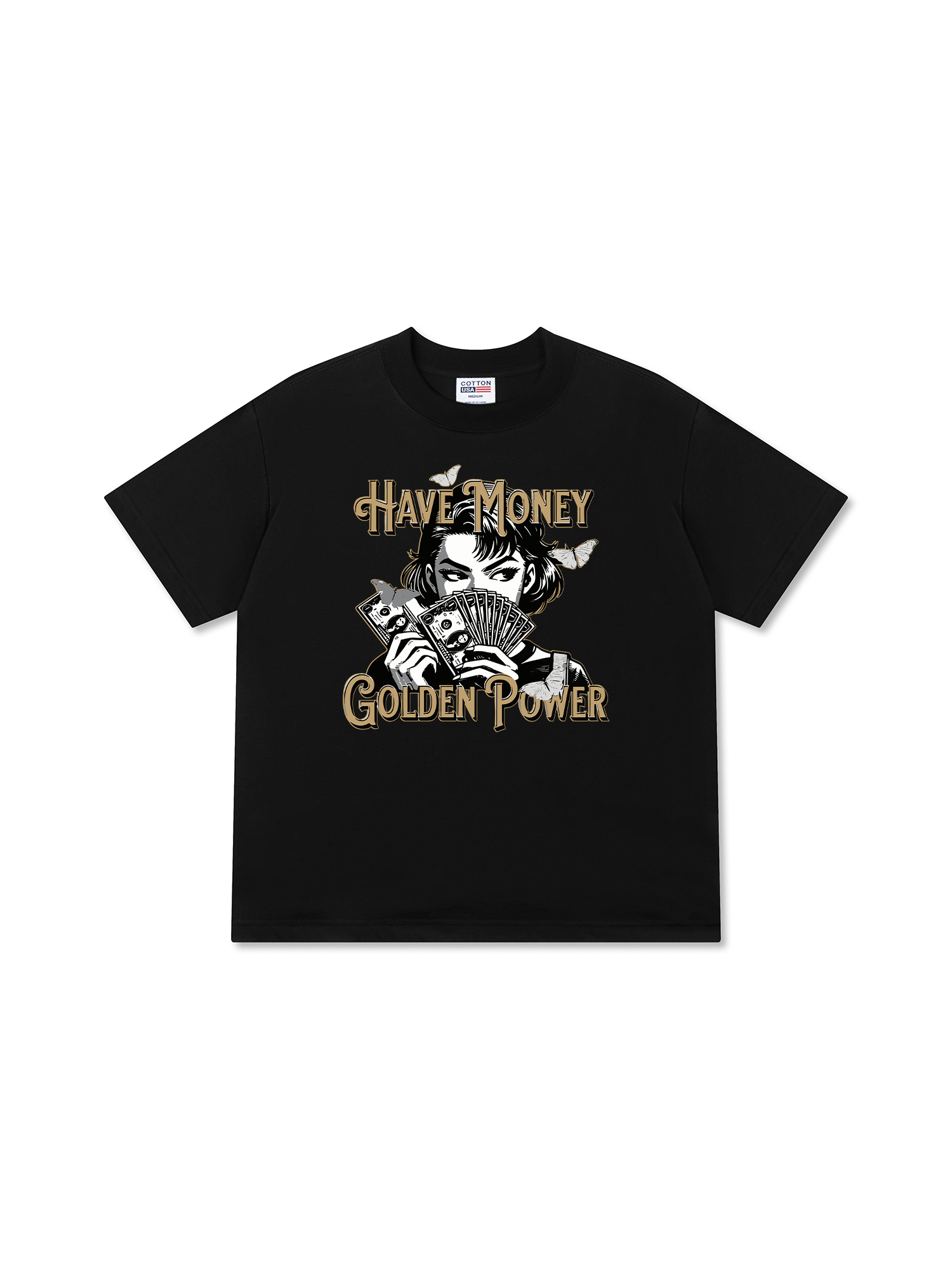 Áo Thun Relaxed Fit Money Golden Power