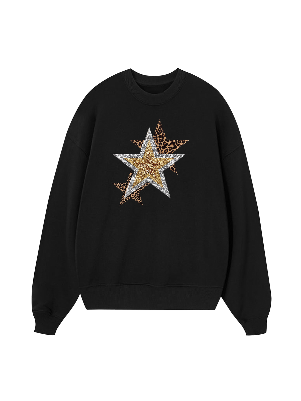 Sweater Urban Leopard Metallic Savage Stars