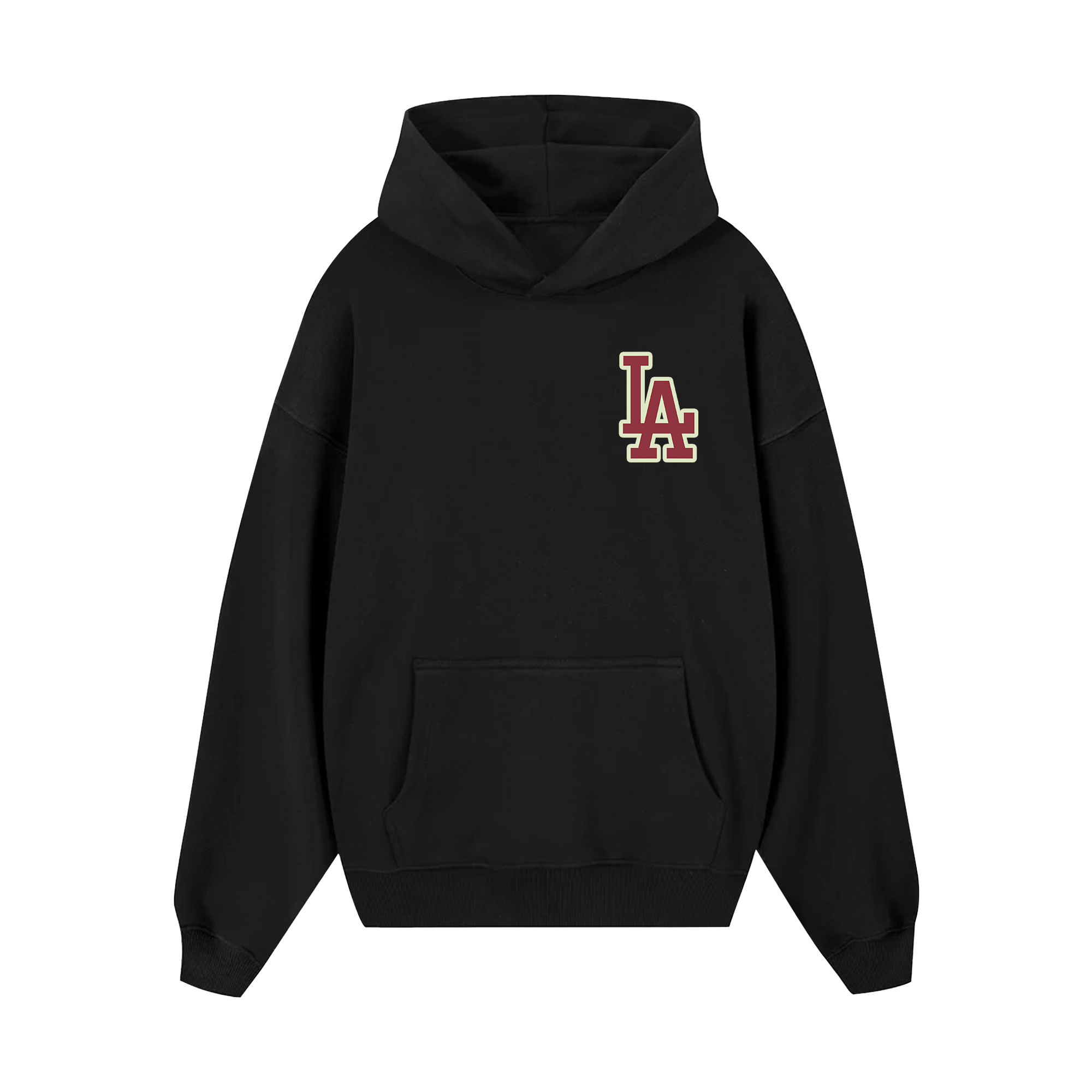 MLB Los Angeles Dodgers Logo Red Hoodie