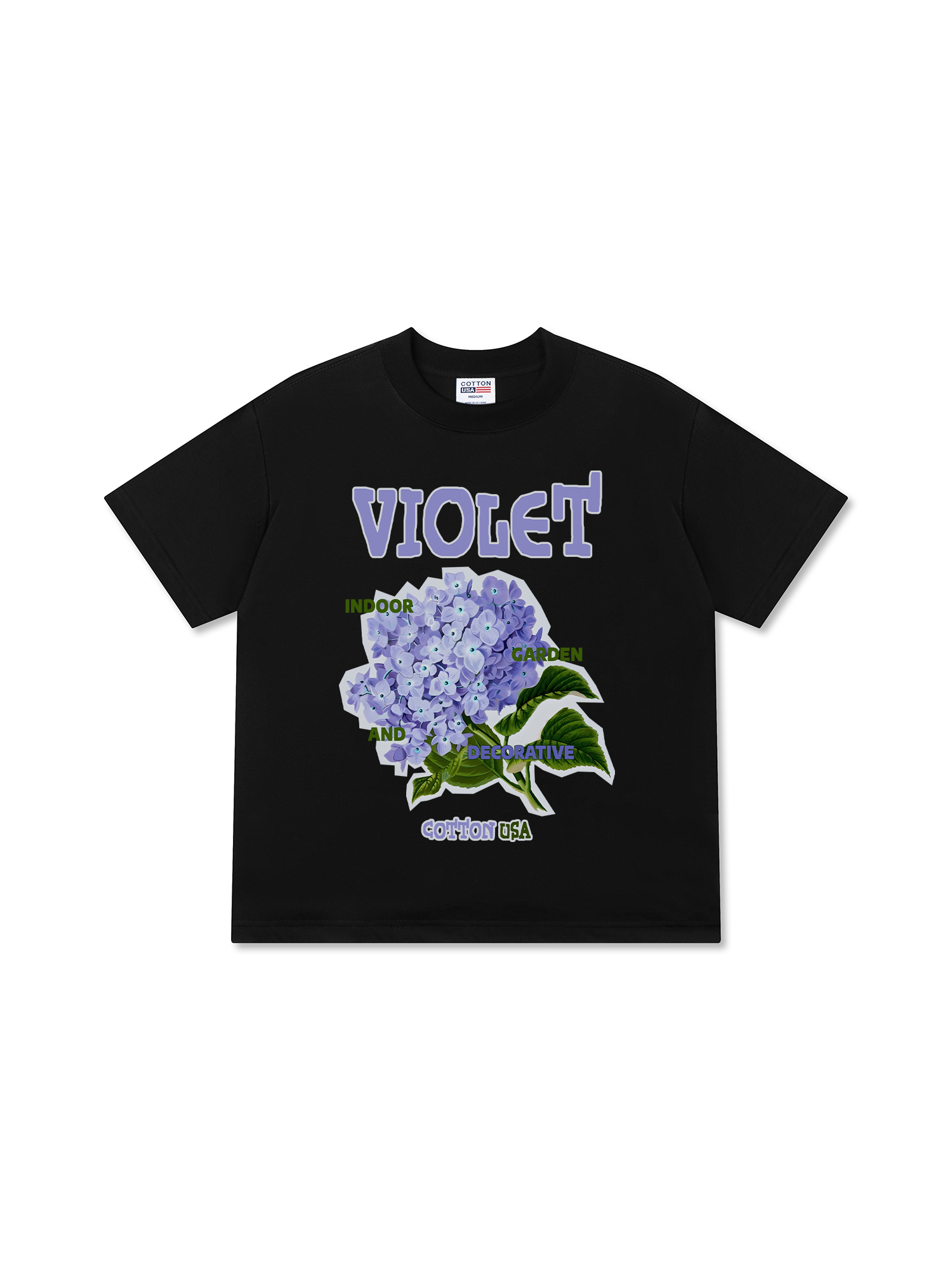 Áo Thun Relaxed Fit Floral Indoor Violet