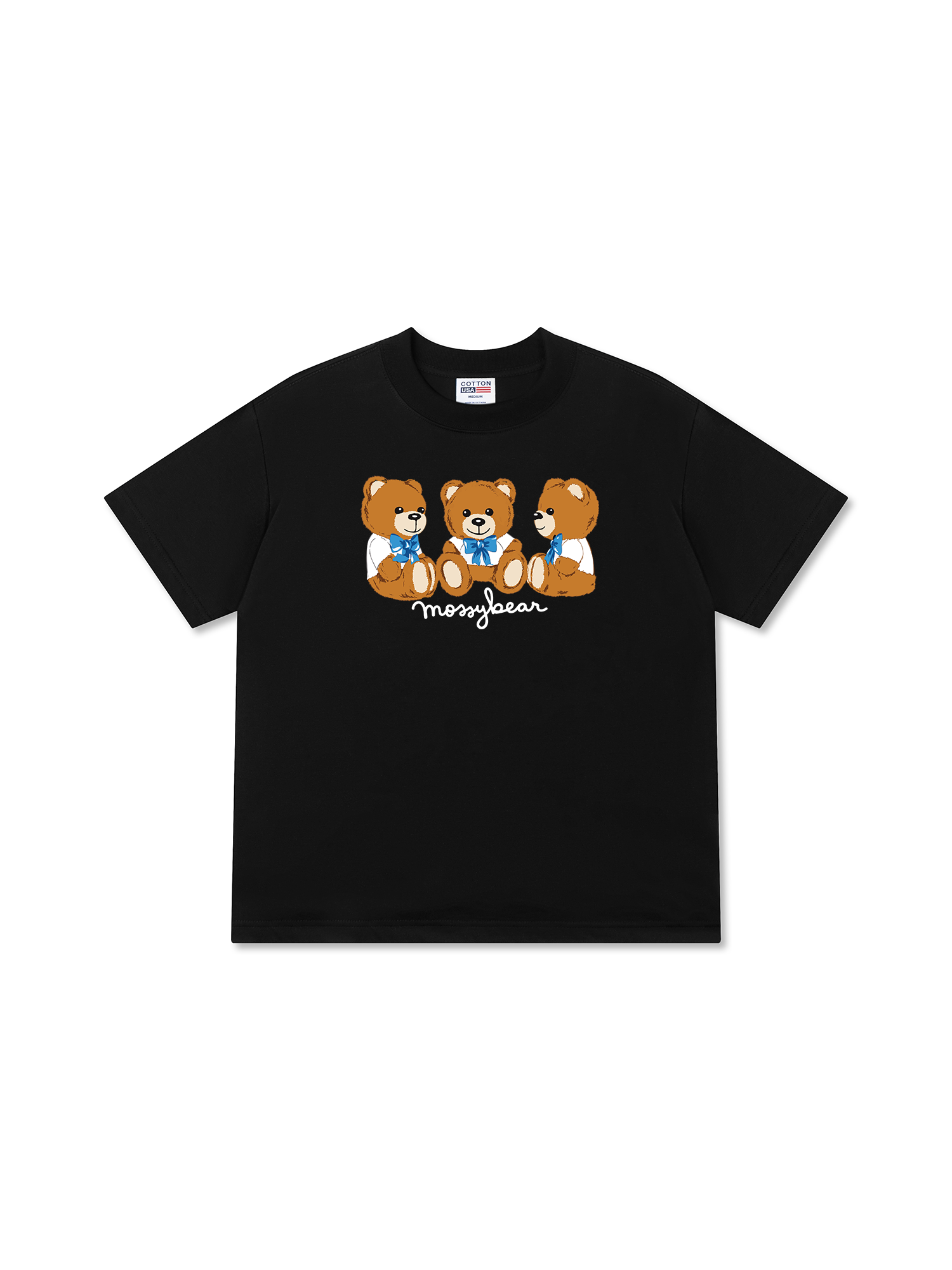 Áo Thun Relaxed Fit Mossy Bear Three Bear