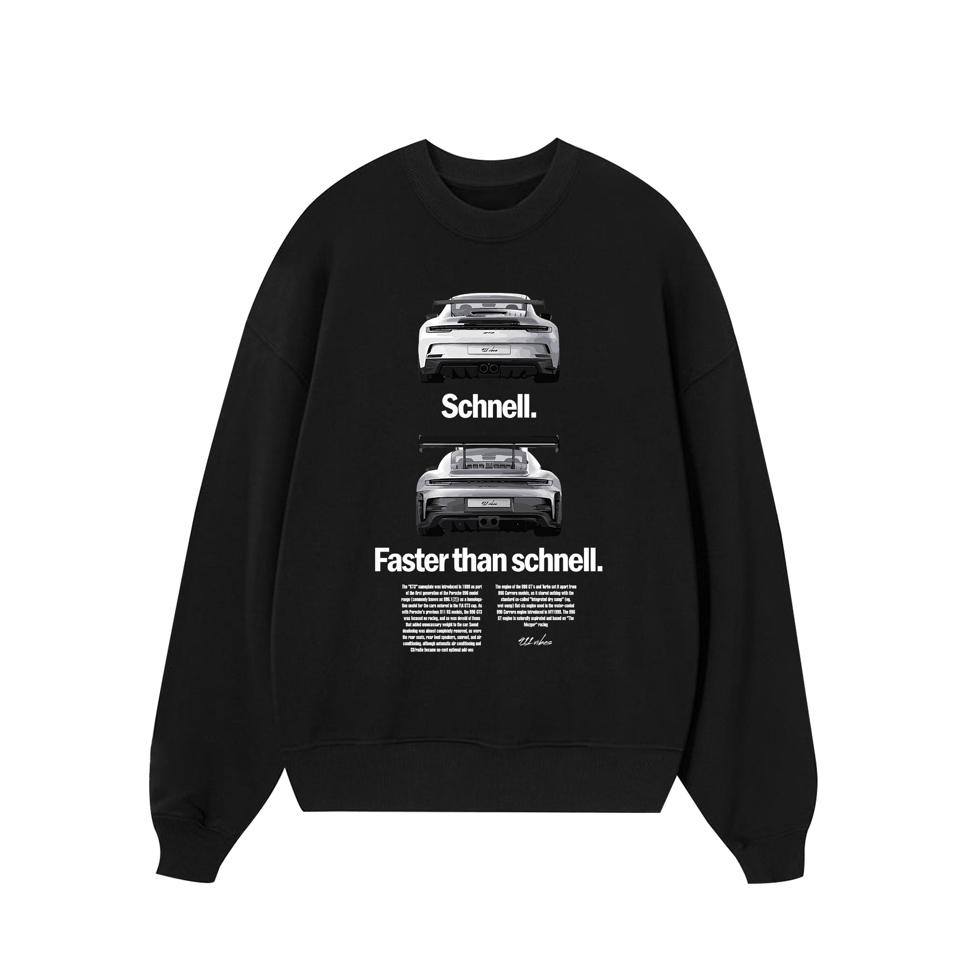 Porsche Faster Than Schnell Sweater