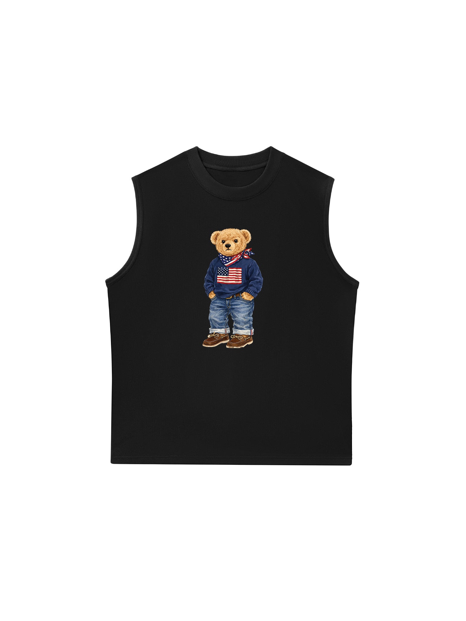 Áo Ba Lỗ Relaxed Fit America Boy