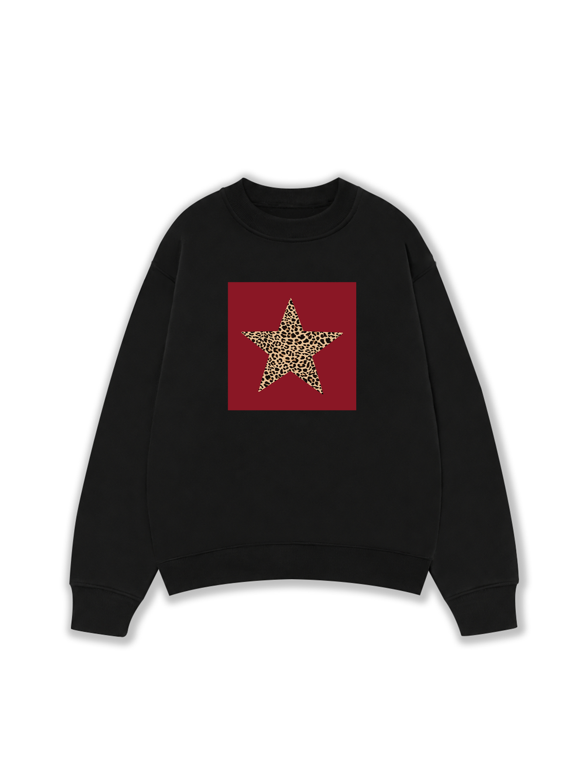 Áo Sweater Nỉ Hai Da Urban Leopard Star