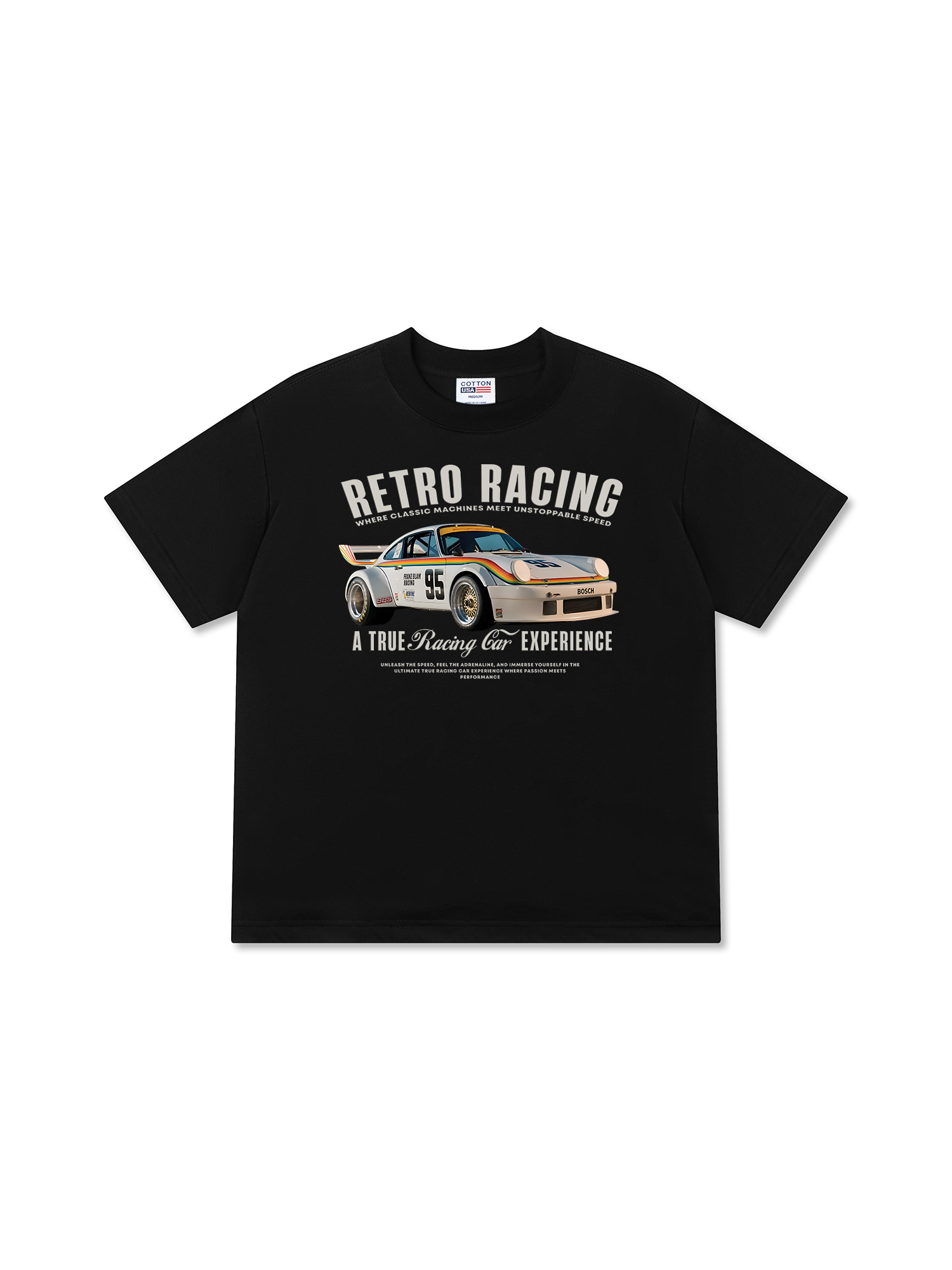 Áo Thun Relaxed Fit Retro Racing