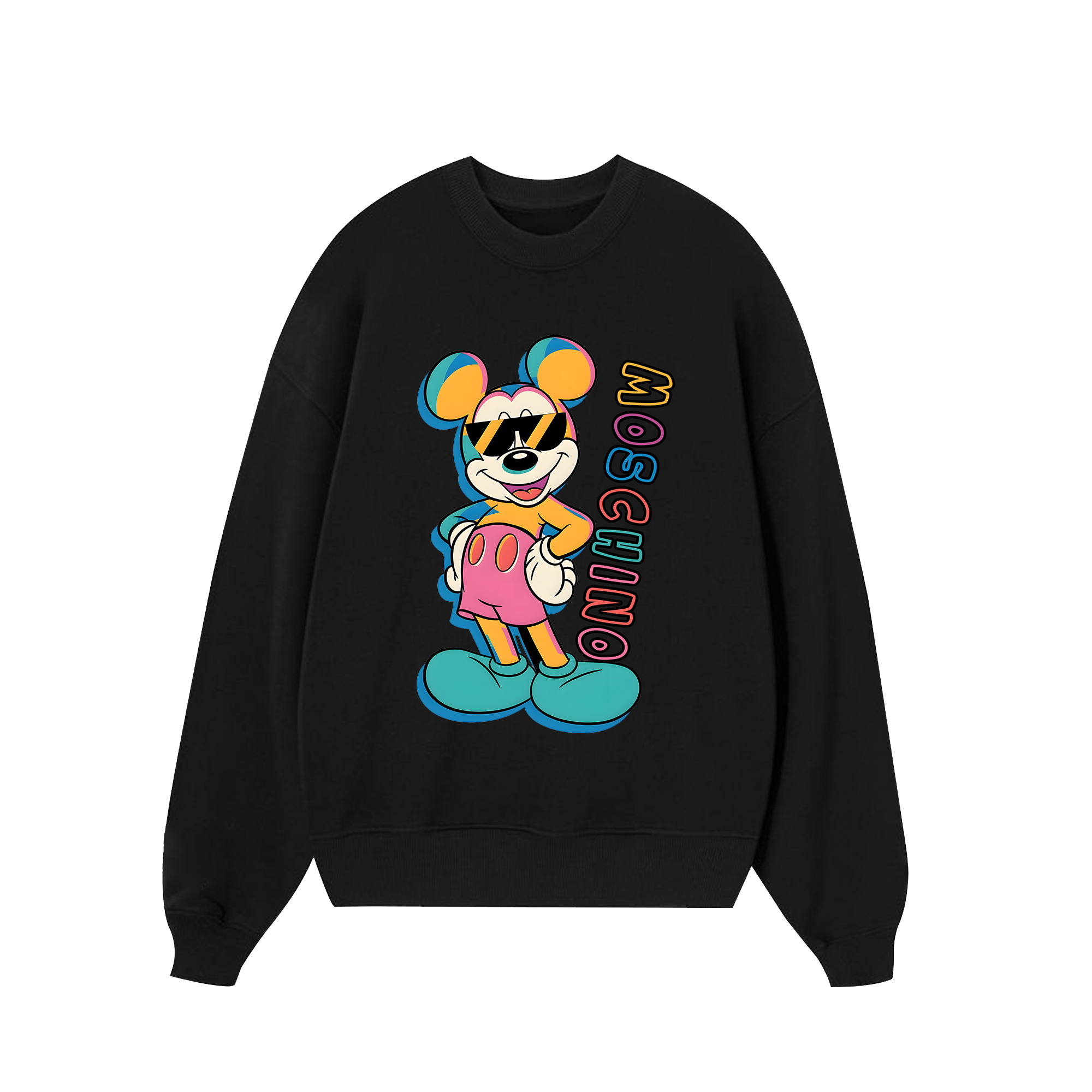 Moschino Colorful Mickey Sweater