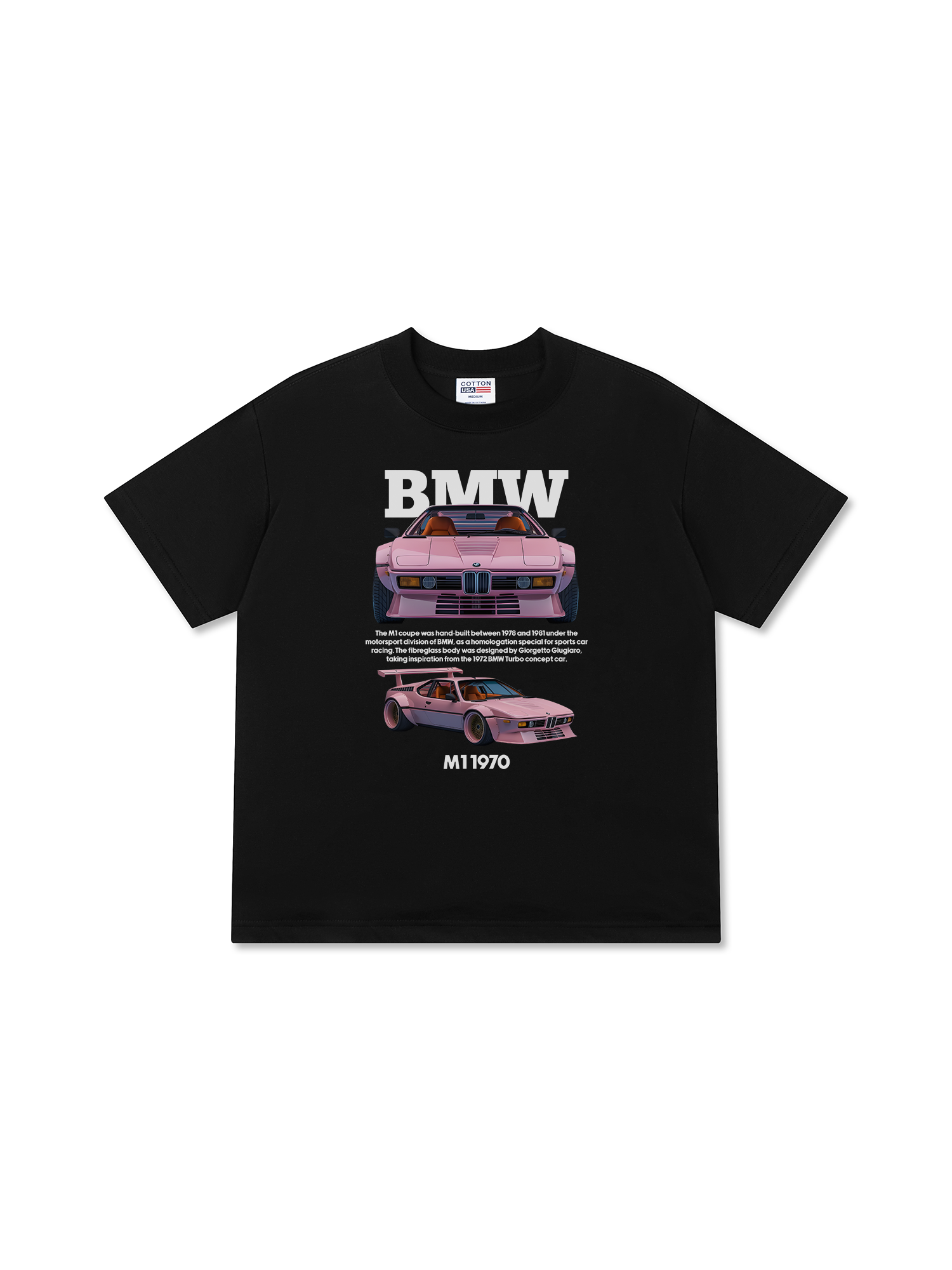 Áo Thun Relaxed Fit BMW M1 Pink