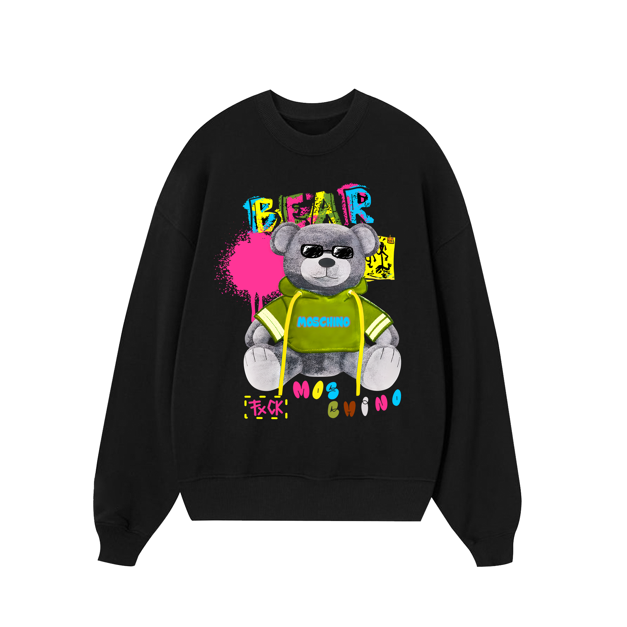 Moschino Colorful Bear Sweater