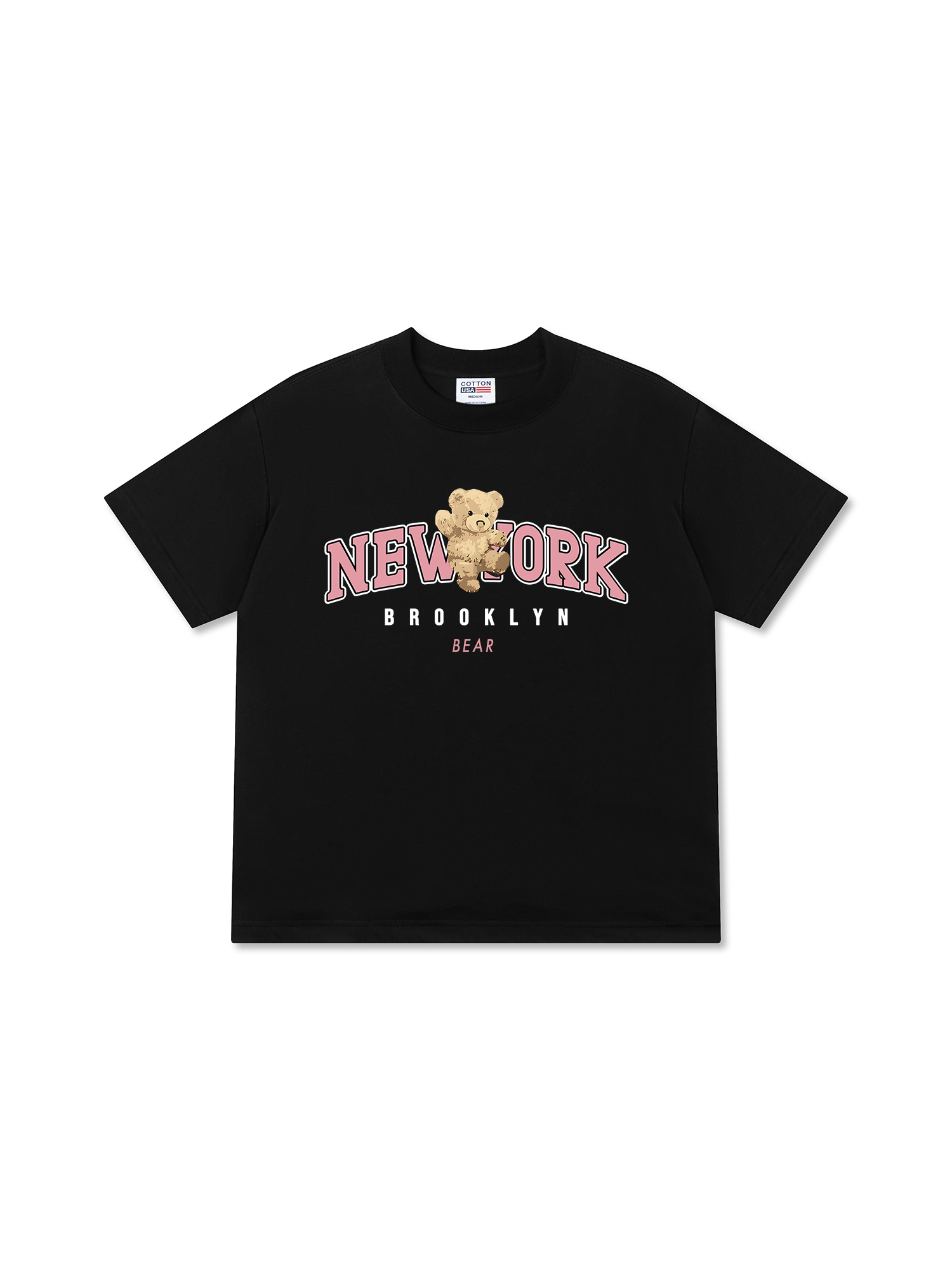 Áo Thun Relaxed Fit Ciry Pink New York Bear