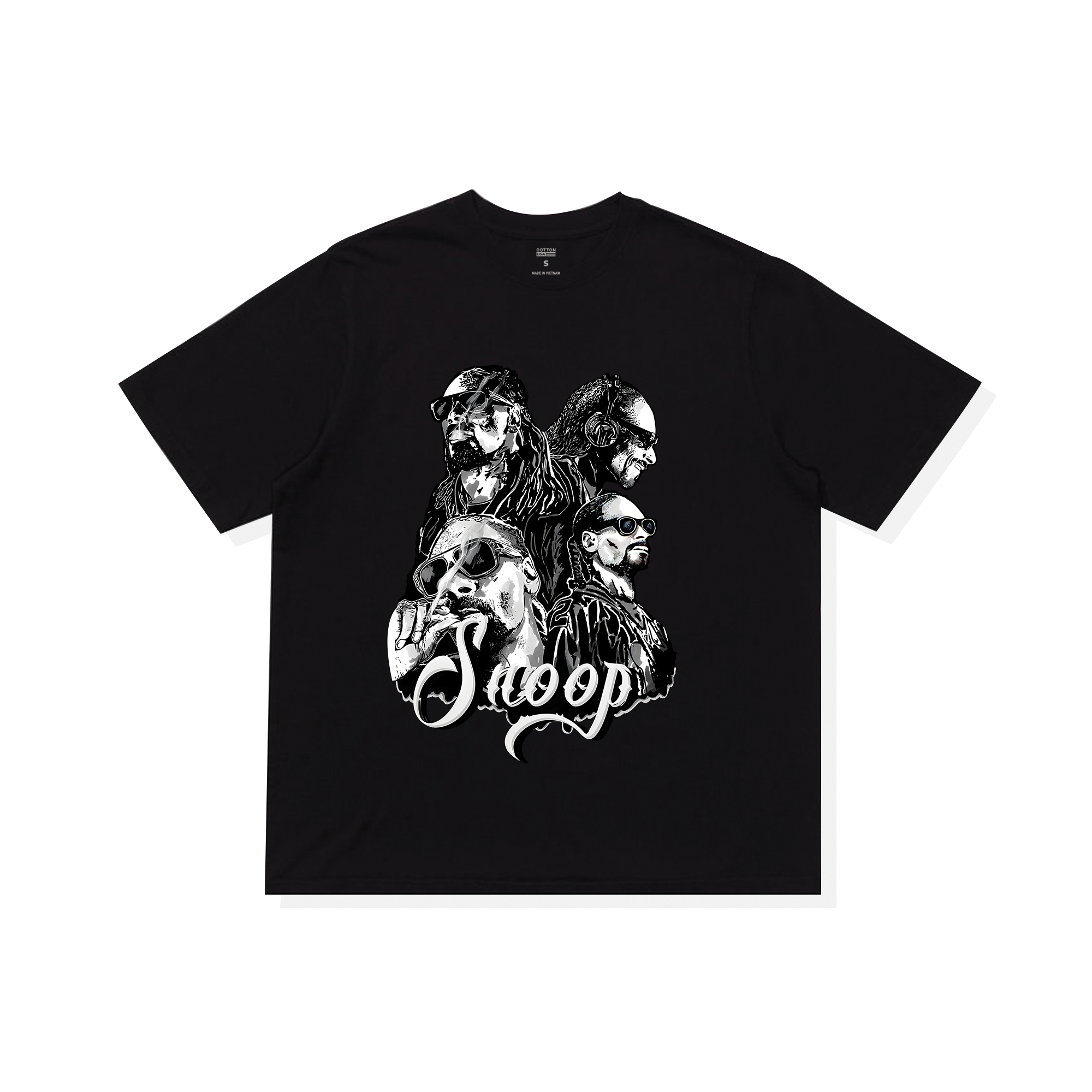 Áo Thun Oversize Rapper Snoop Dog Graphic