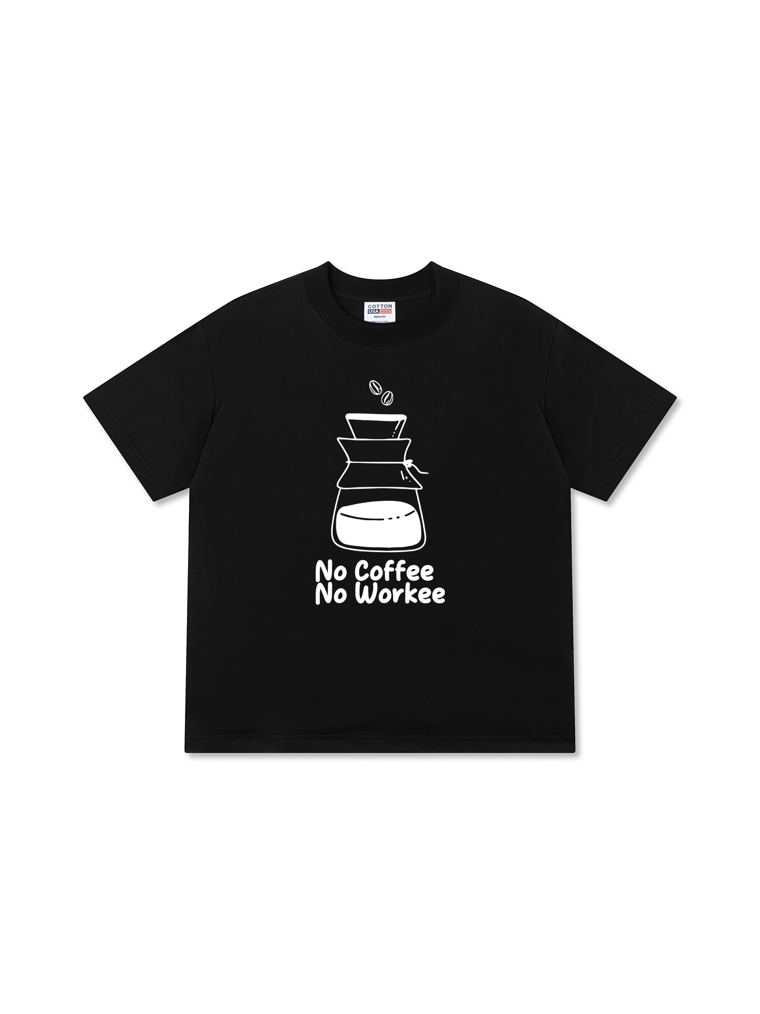 Áo Thun Relaxed Fit Daily Cup No Coffee No Workee