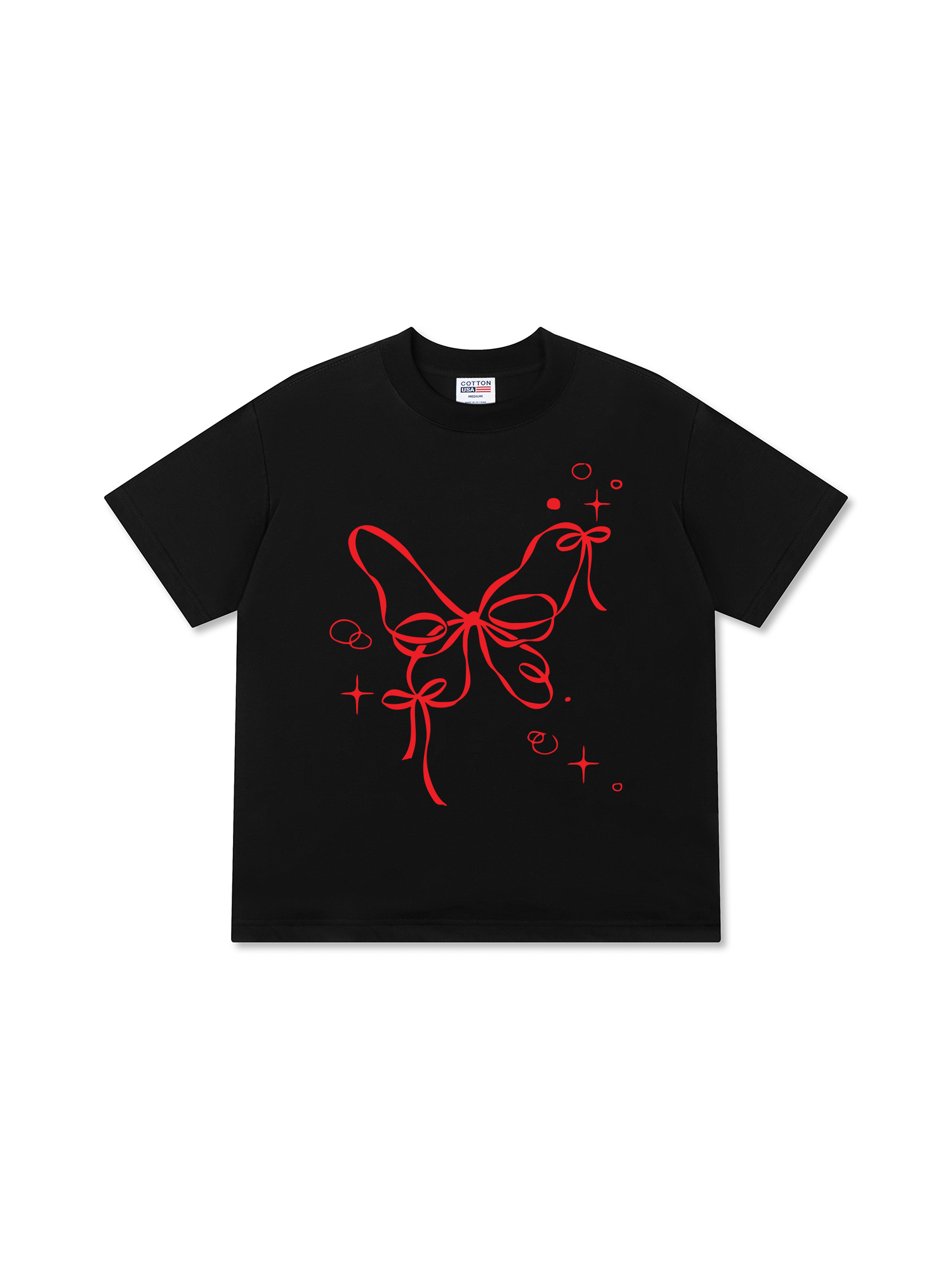 Áo Thun Relaxed Fit Butterfly Ribbon