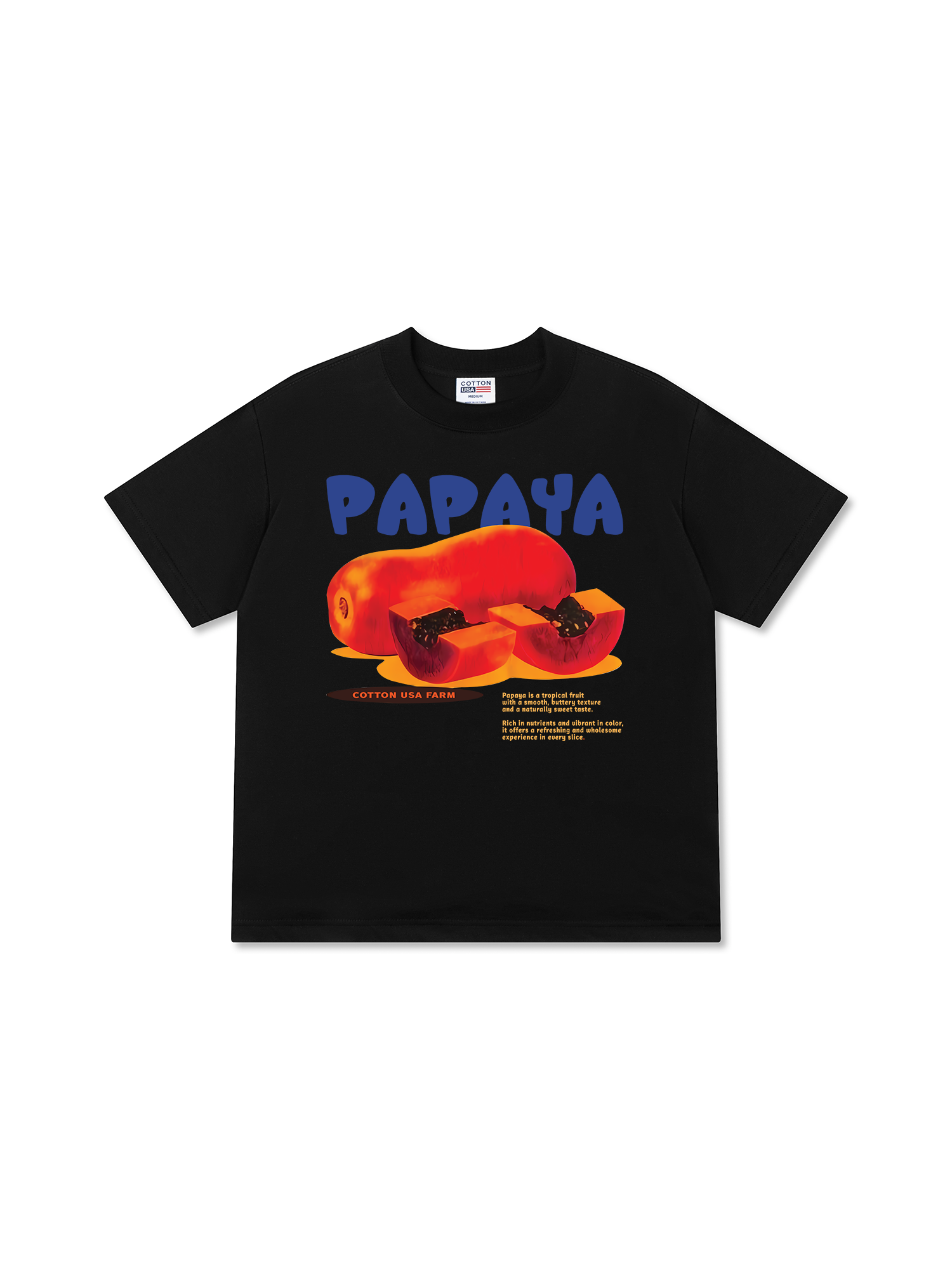 Áo Thun Relaxed Fit Papaya