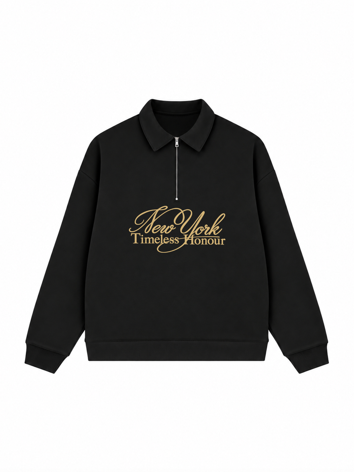Áo Sweater Polo Nỉ Hai Da  New York Timeless Honour