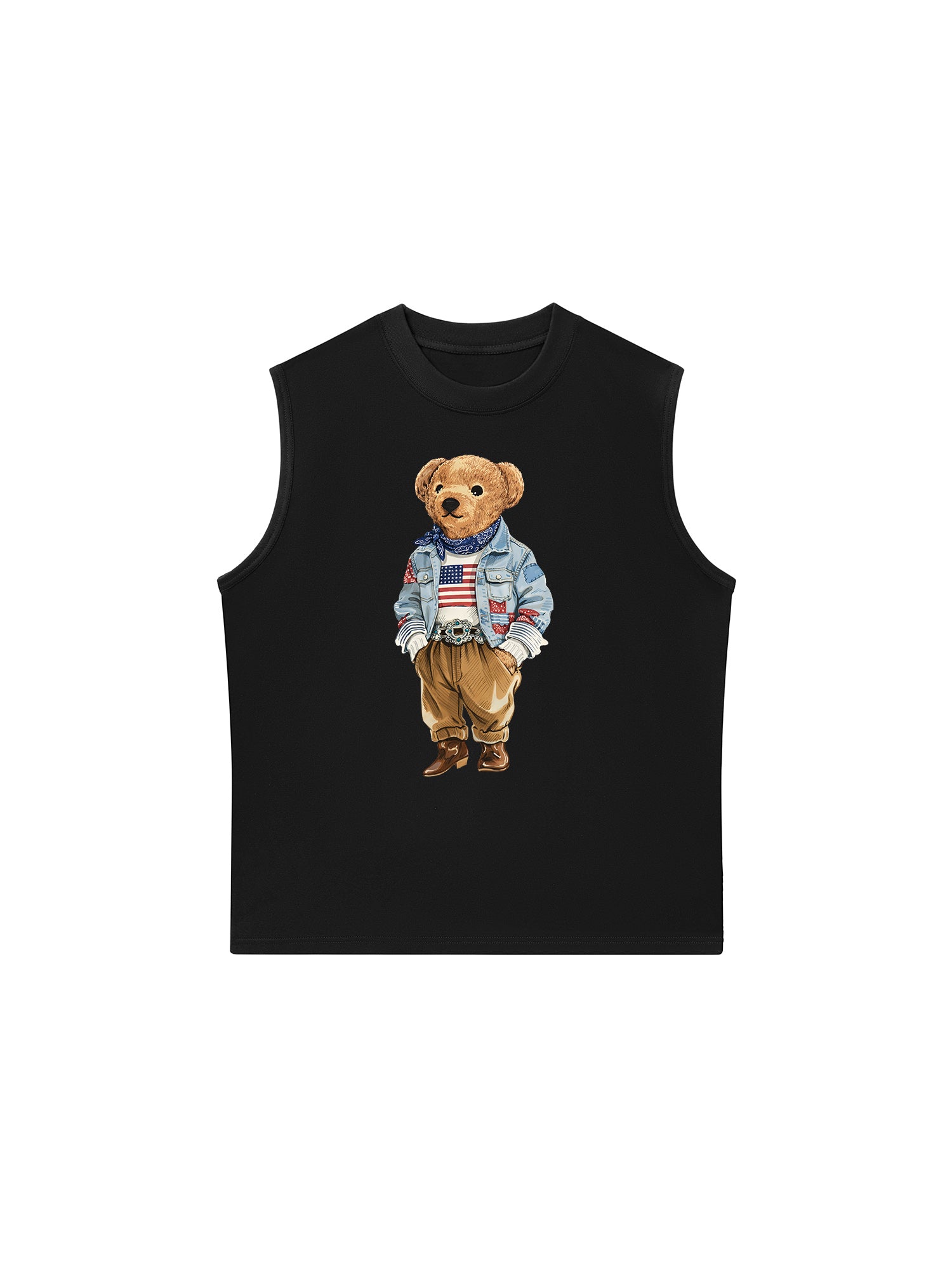 Áo Ba Lỗ Relaxed Fit Cowboy Bear